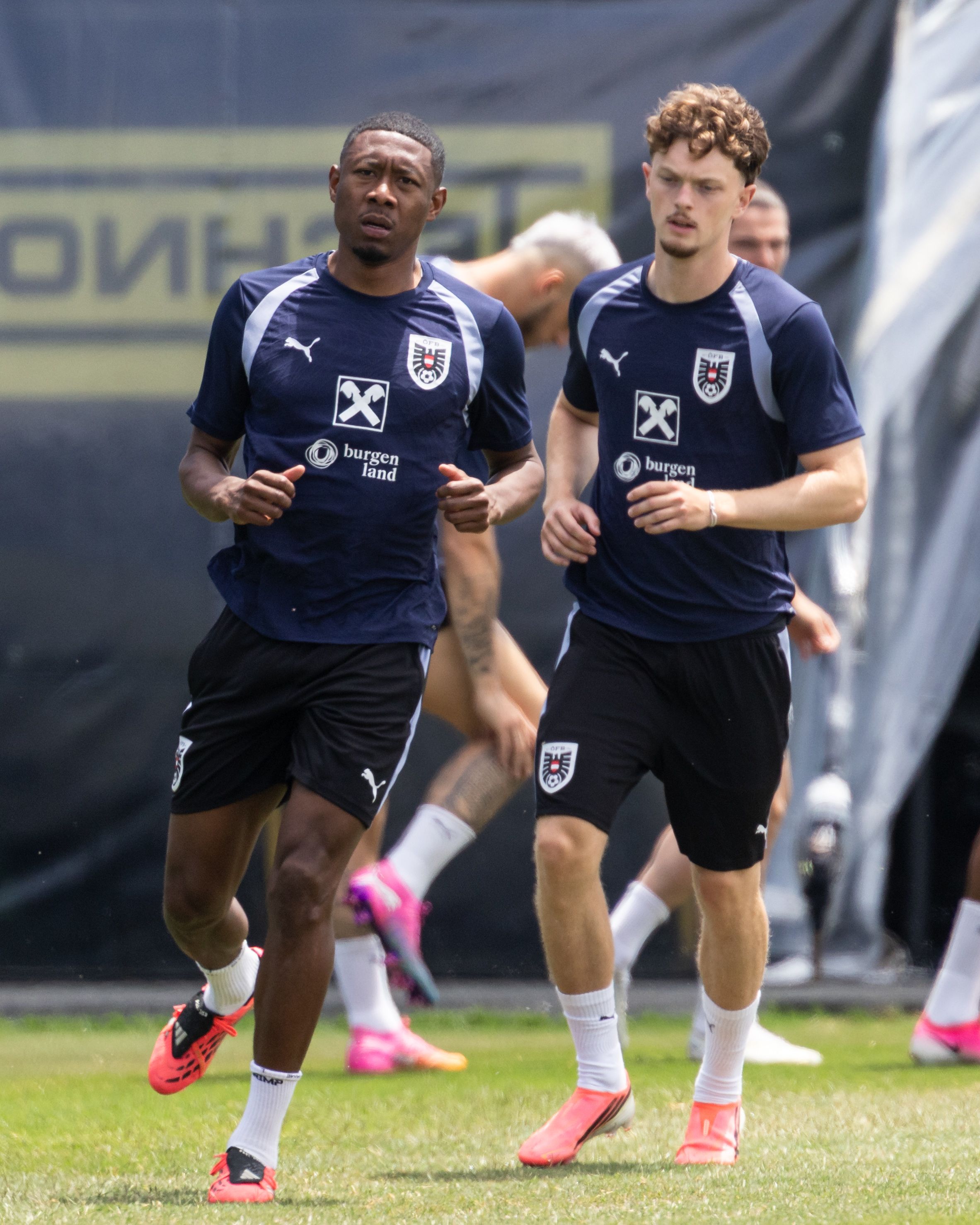David Alaba und Pauzl Wanner.