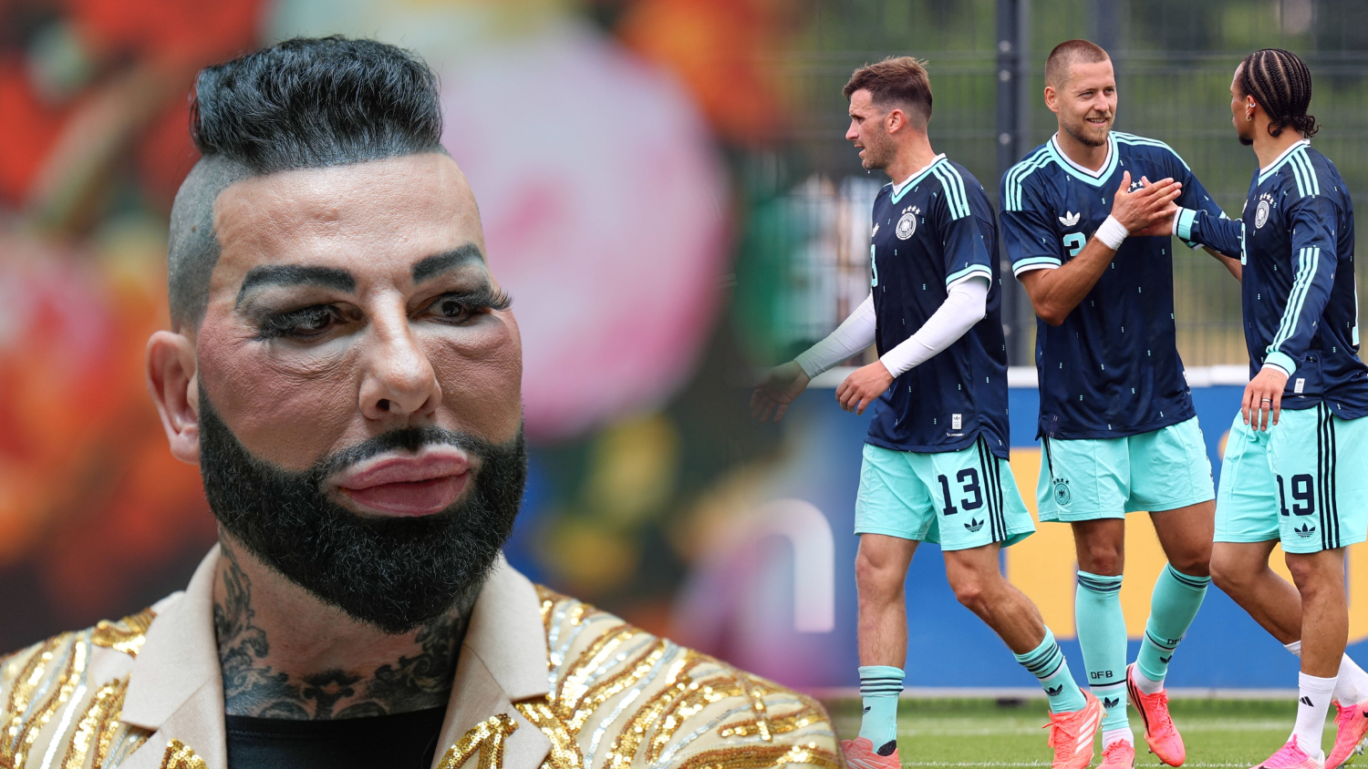 Designer Harald Glööckler bezeichnet das dunkelblaue Dress sogar als 