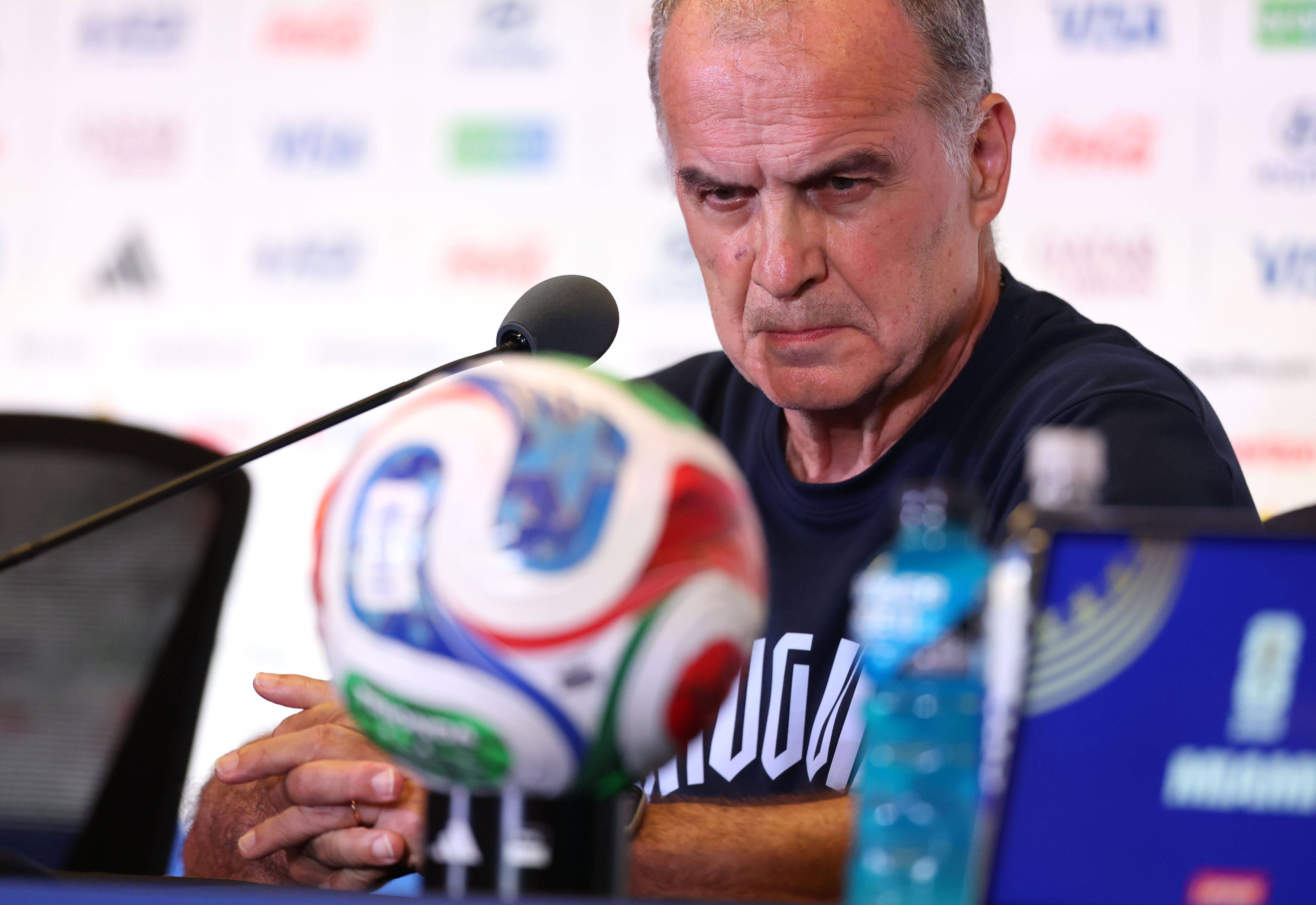 Uruguays Teamchef Marcelo Bielsa. 