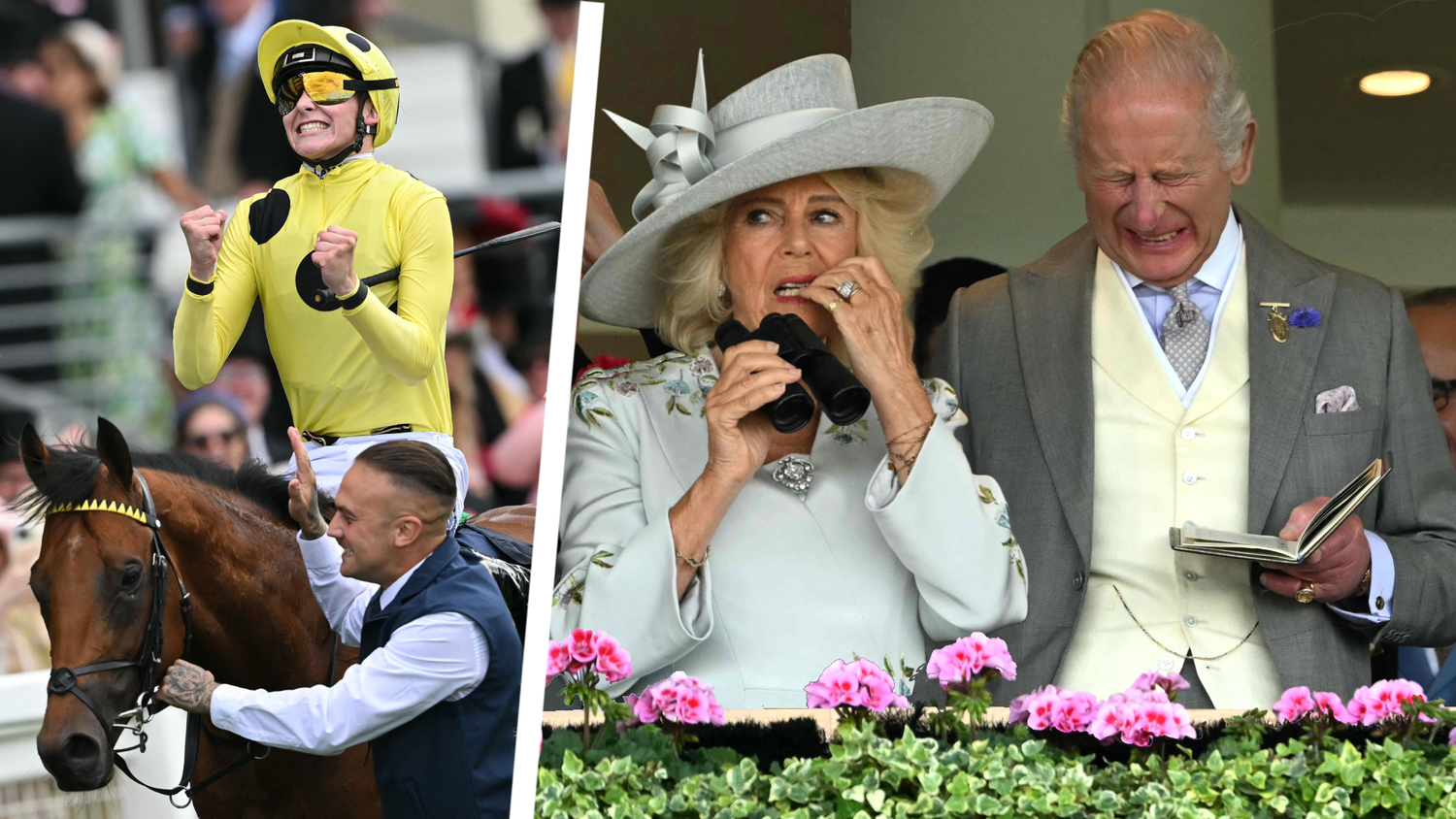Am Eröffnungstag von Royal Ascot fieberten Camilla und Charles ordentlich mit.