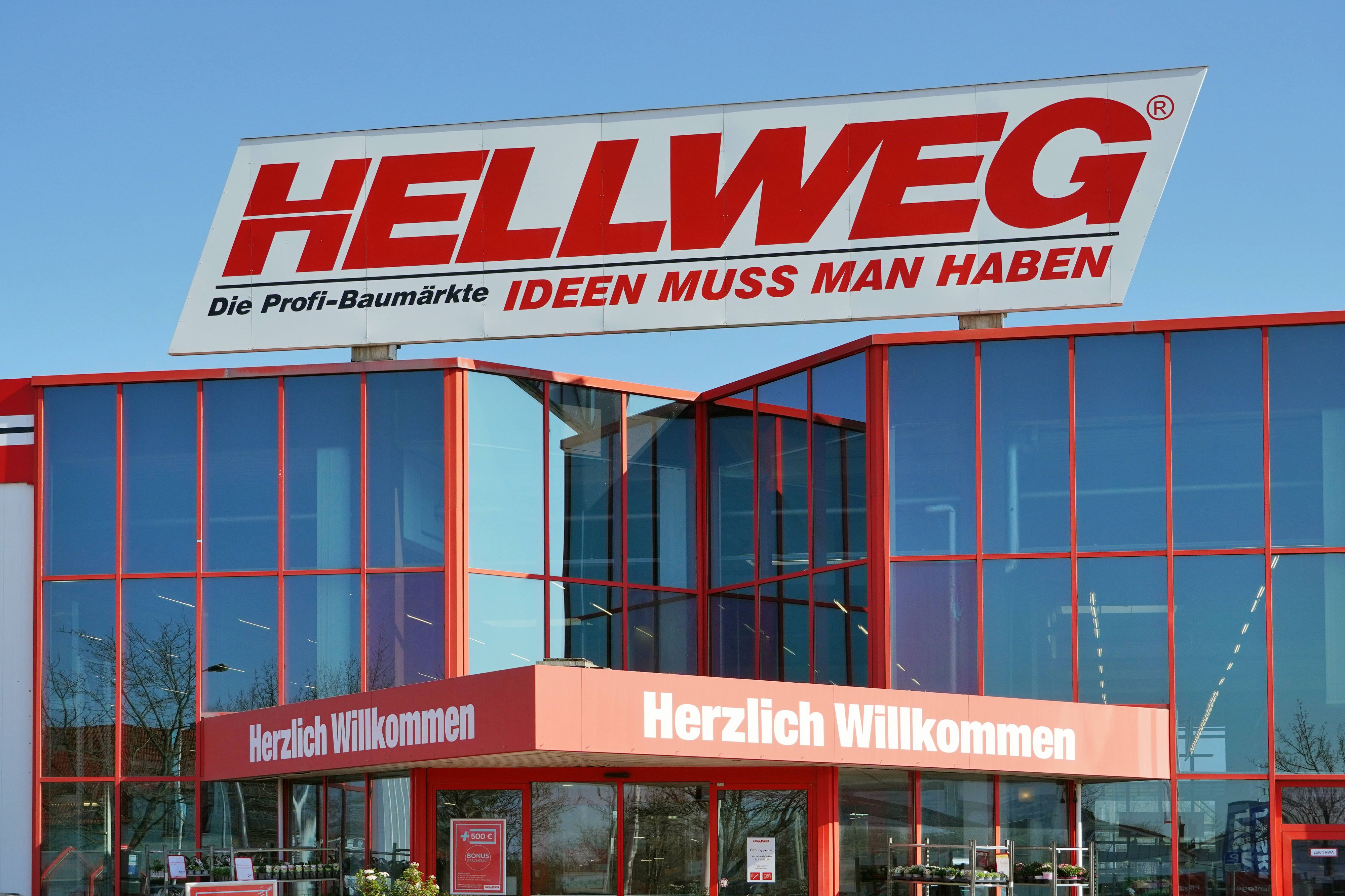 Die große deutsche Baumarkt-Kette Hellweg musste Insolvenz anmelden.