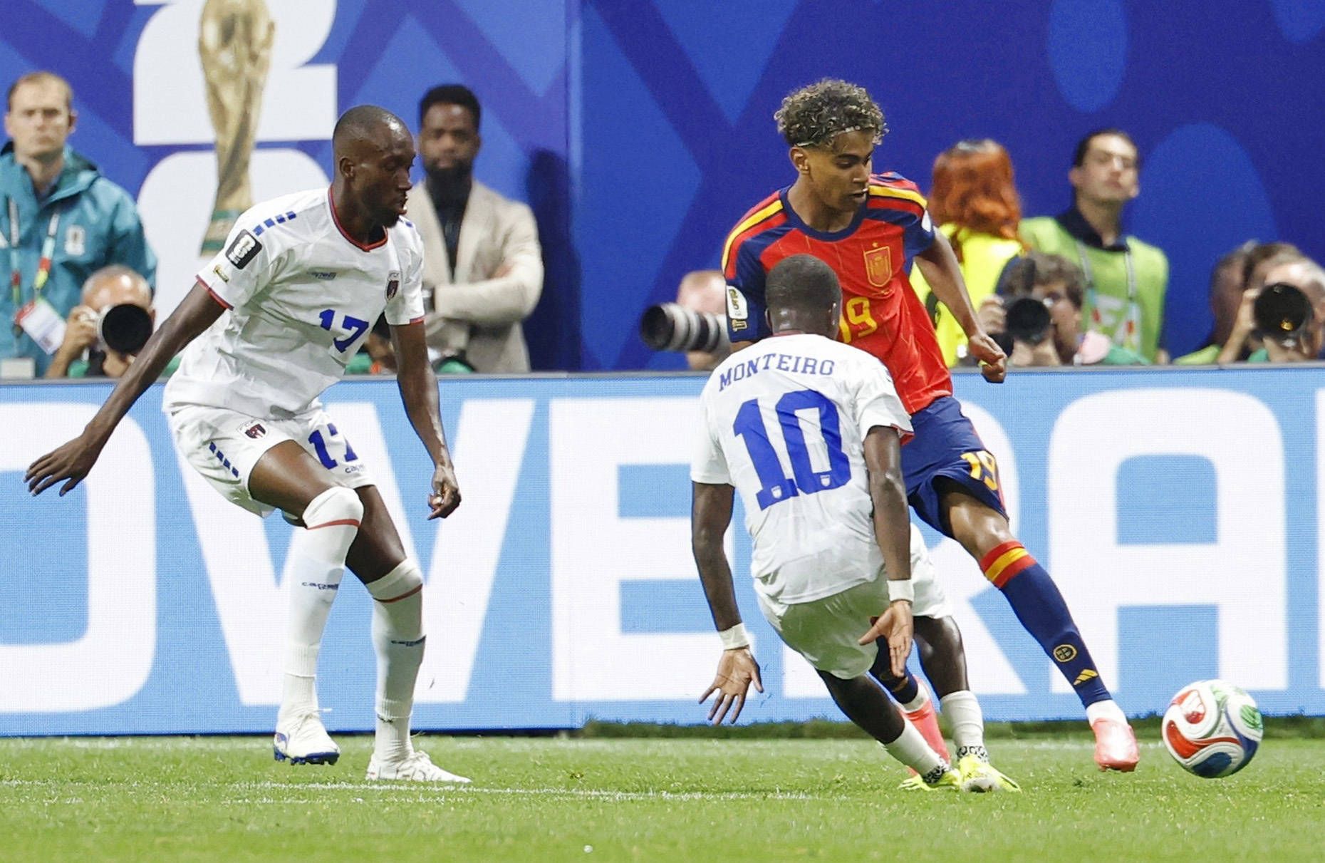 Fußball-Star Lamine Yamal und seine Spanier konnten Kap Verde nicht schlagen. 