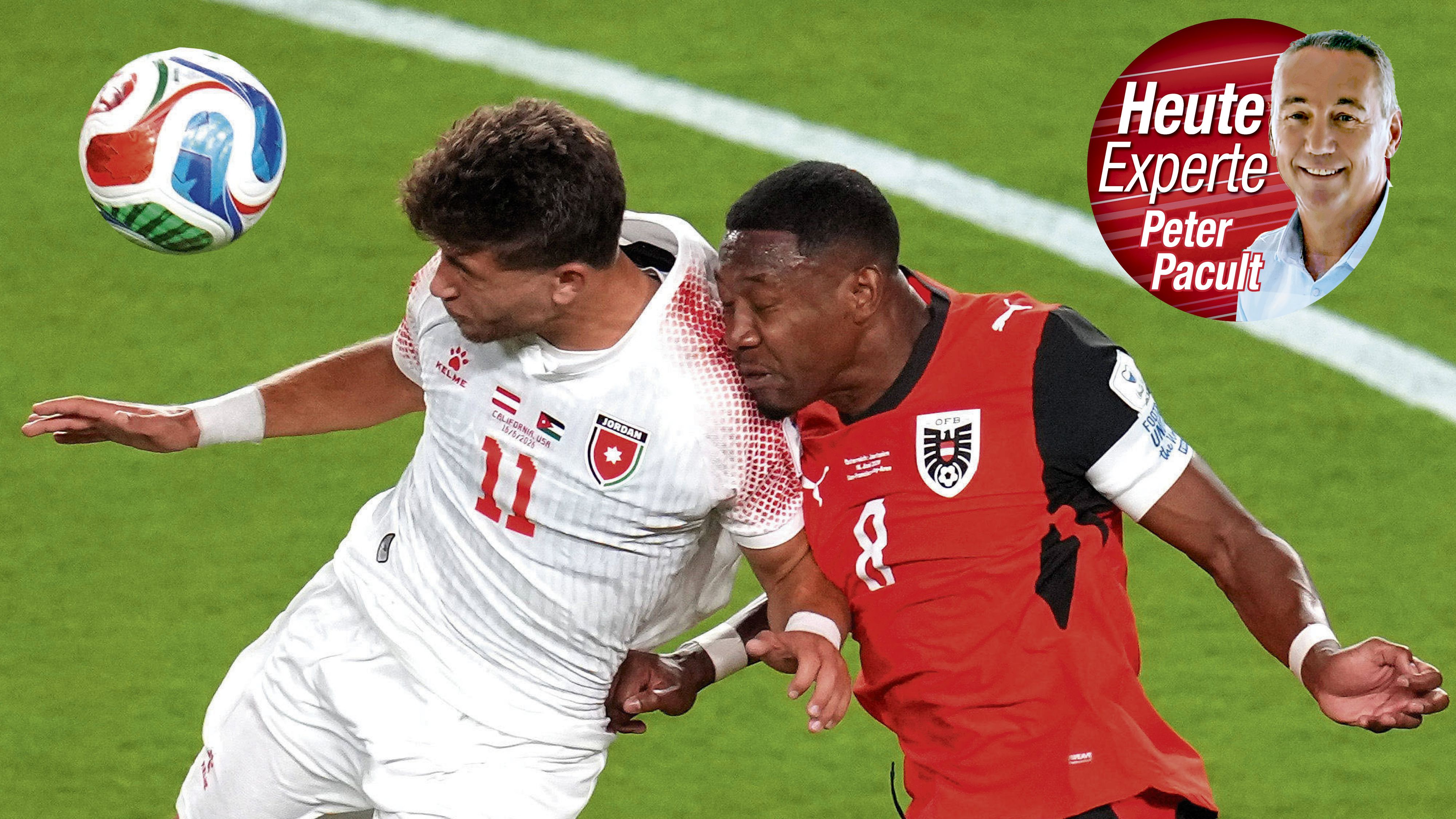 David Alaba im Spiel gegen Jordanien