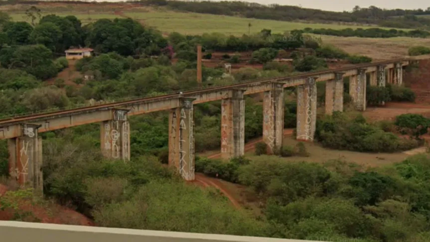 Von dieser Brücke stürzte Maria rund 40 Meter in den Tod