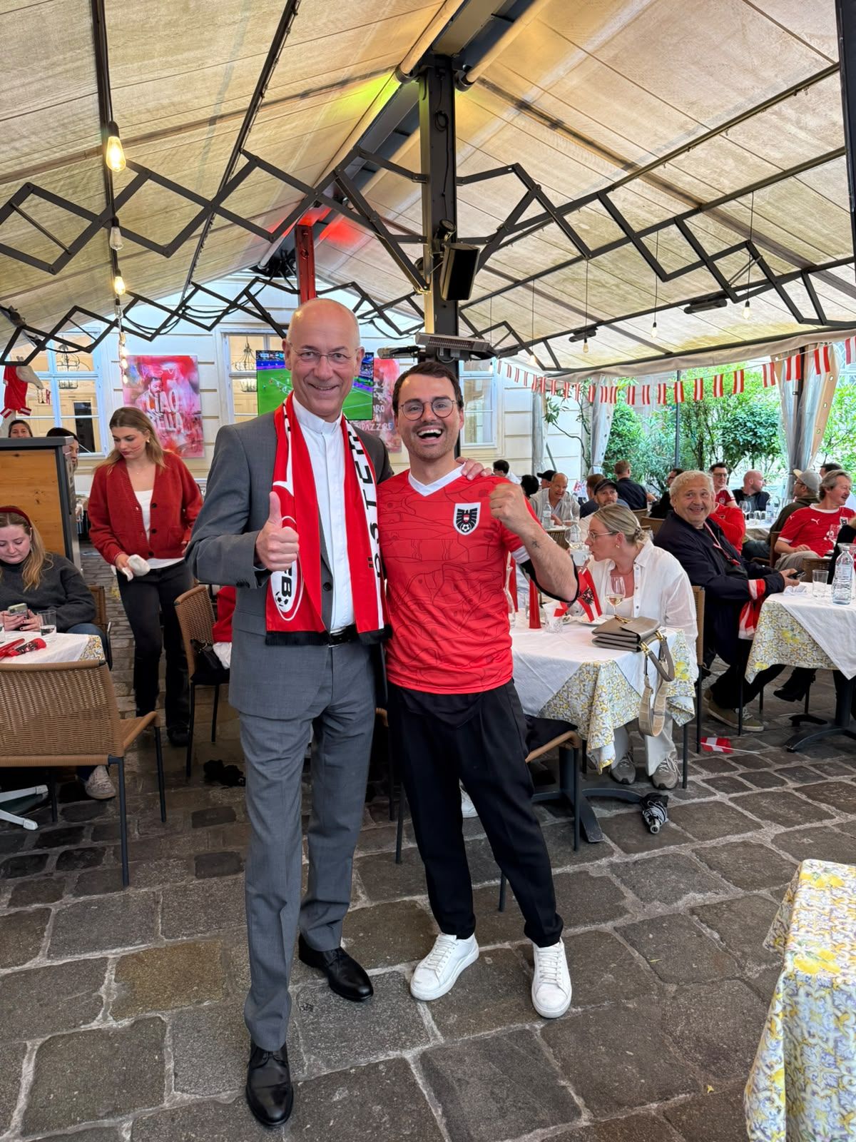 Toni Faber und Luigi Barbaro beim Österreich-WM-Auftakt 