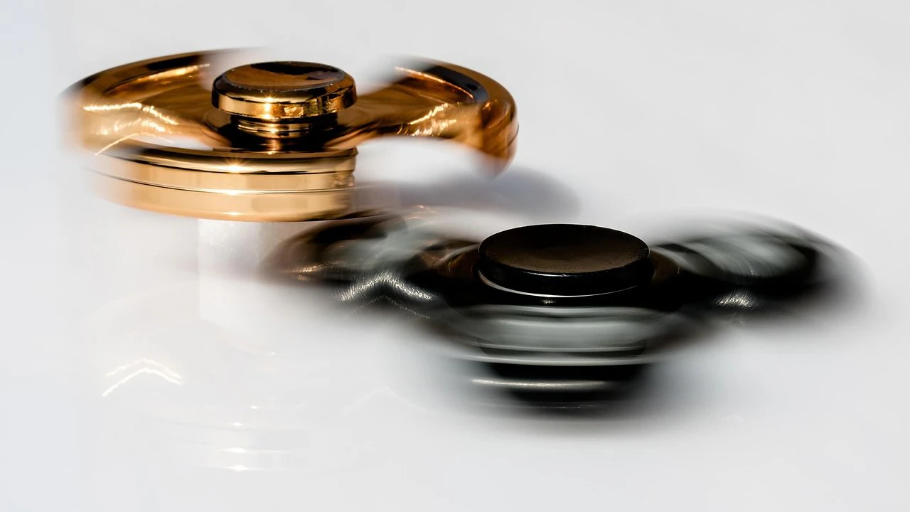 Verschiedenfarbige Fidget-Spinner