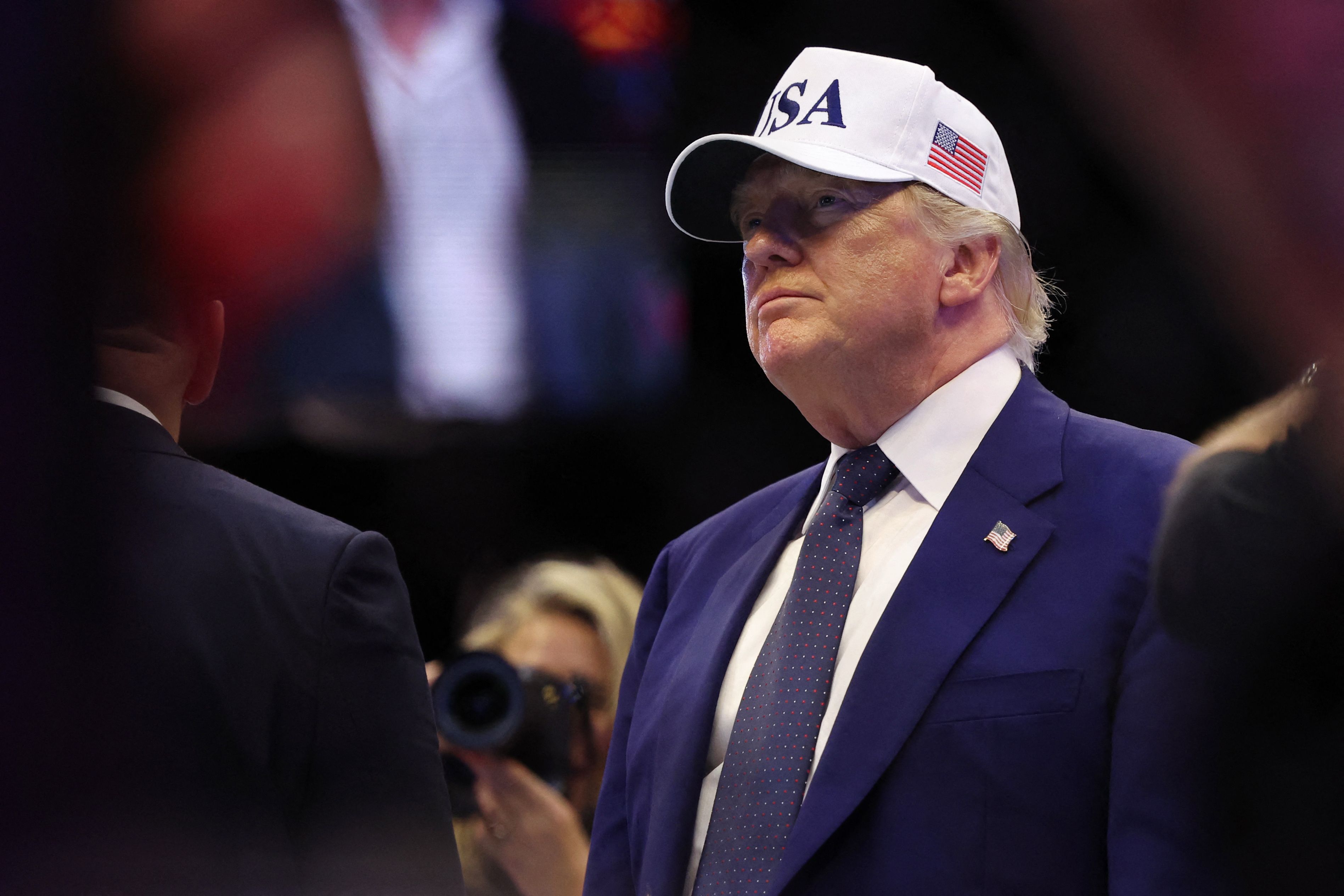 Donald Tump auf UFC-Event anlässlich seines 80. Geburtstages