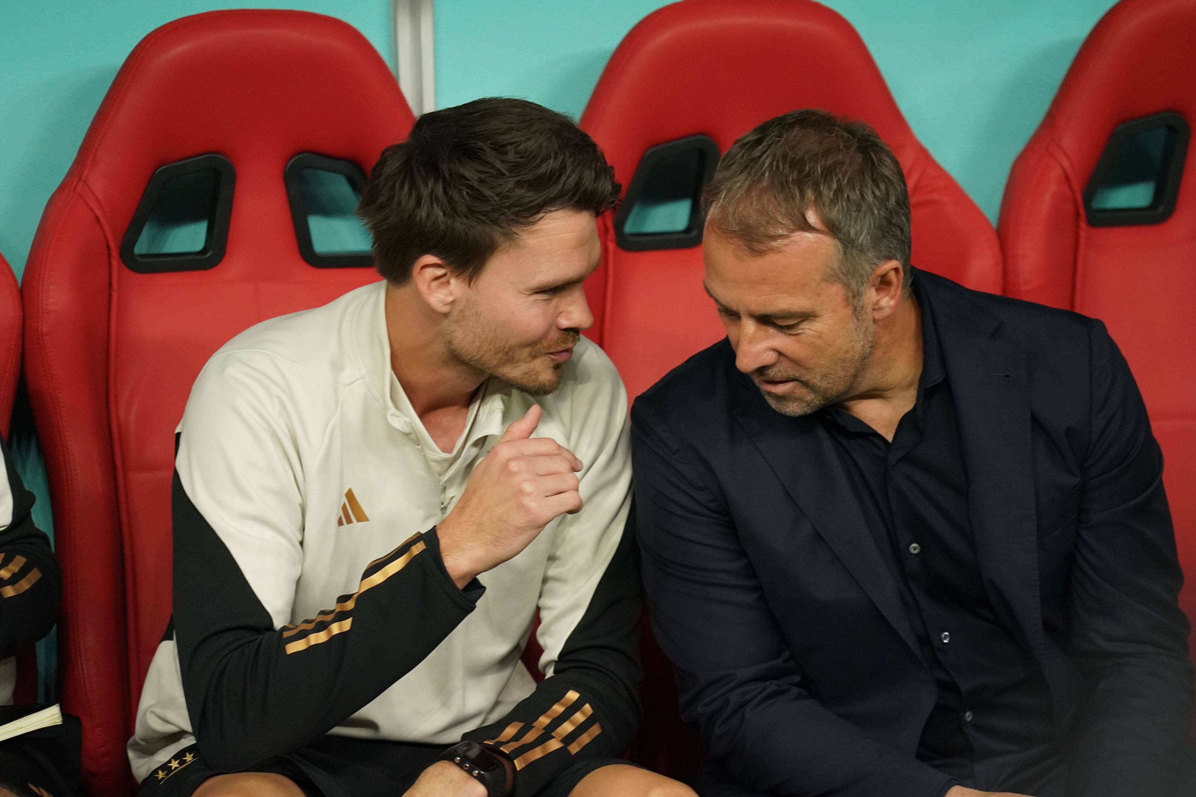 Danny Röhl und Hansi Flick.