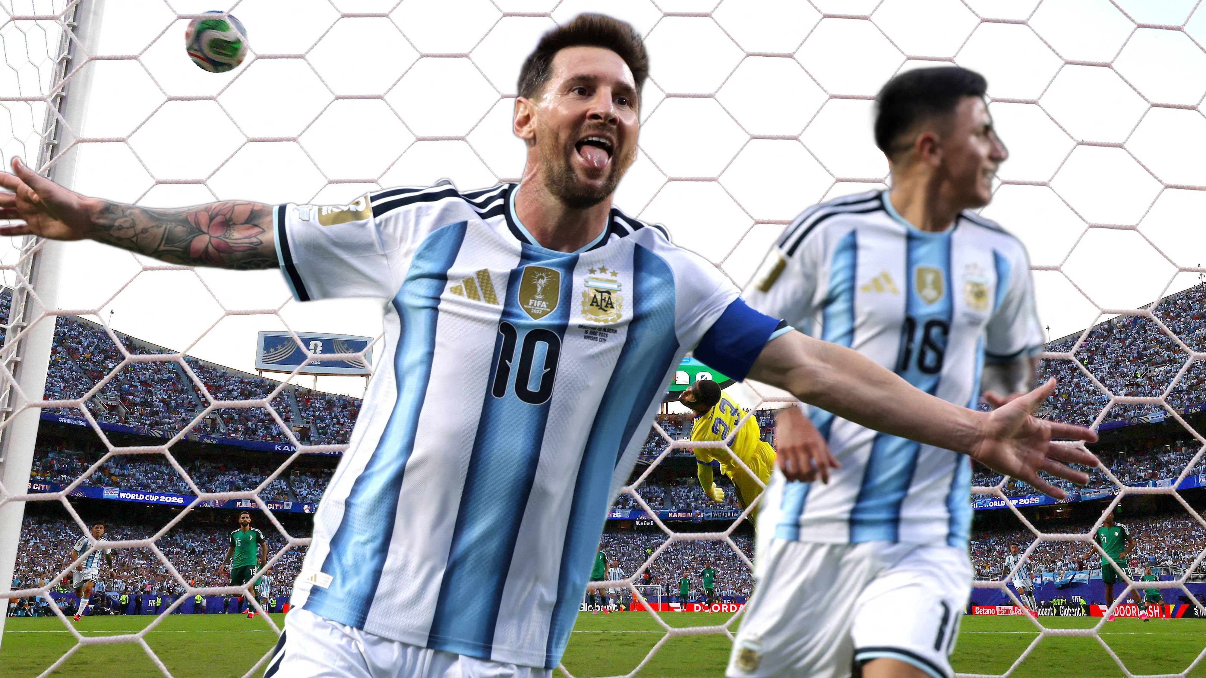 Lionel Messi leitet den Argentinien-Sieg ein.