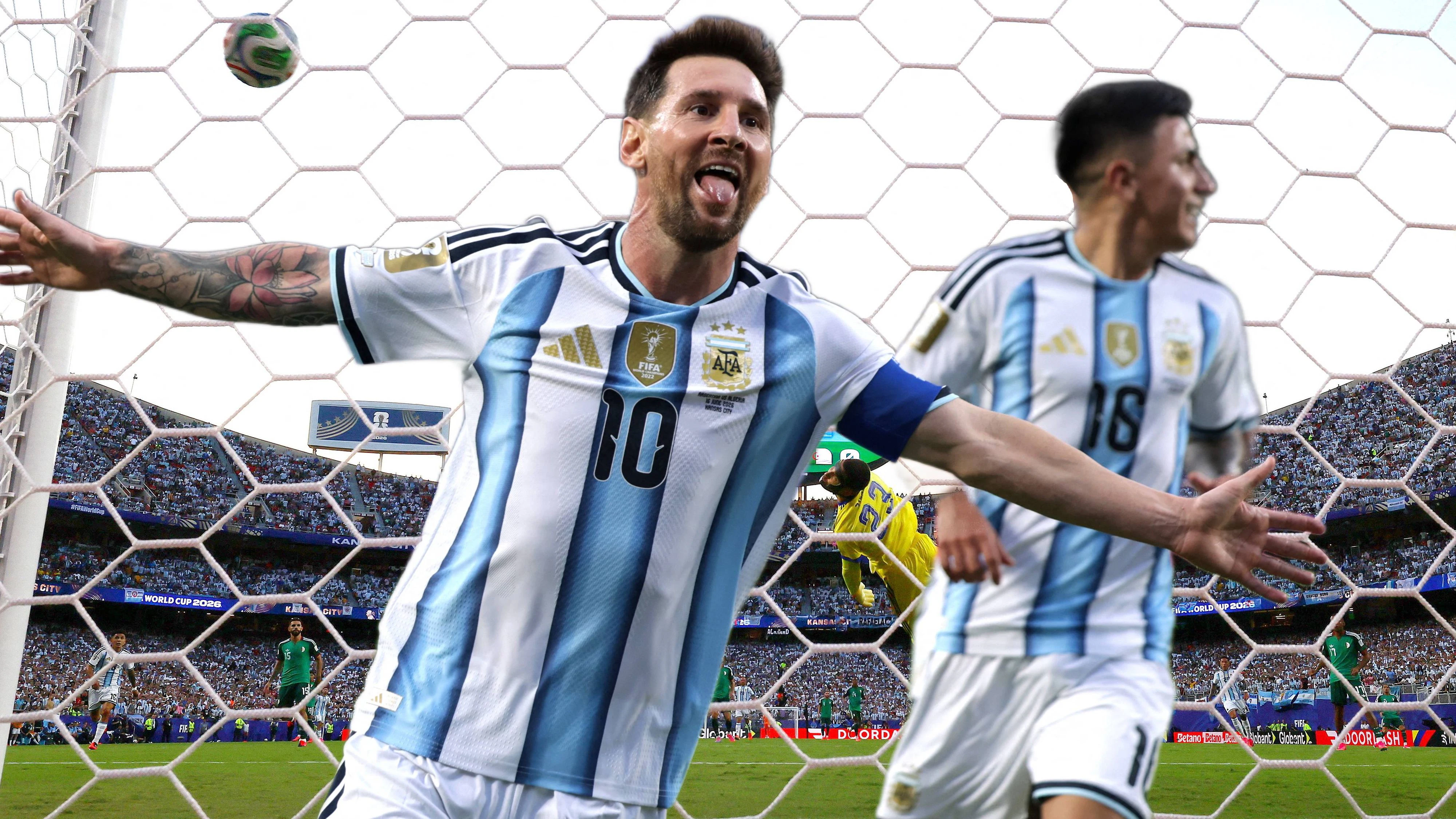 Lionel Messi leitet den Argentinien-Sieg ein.