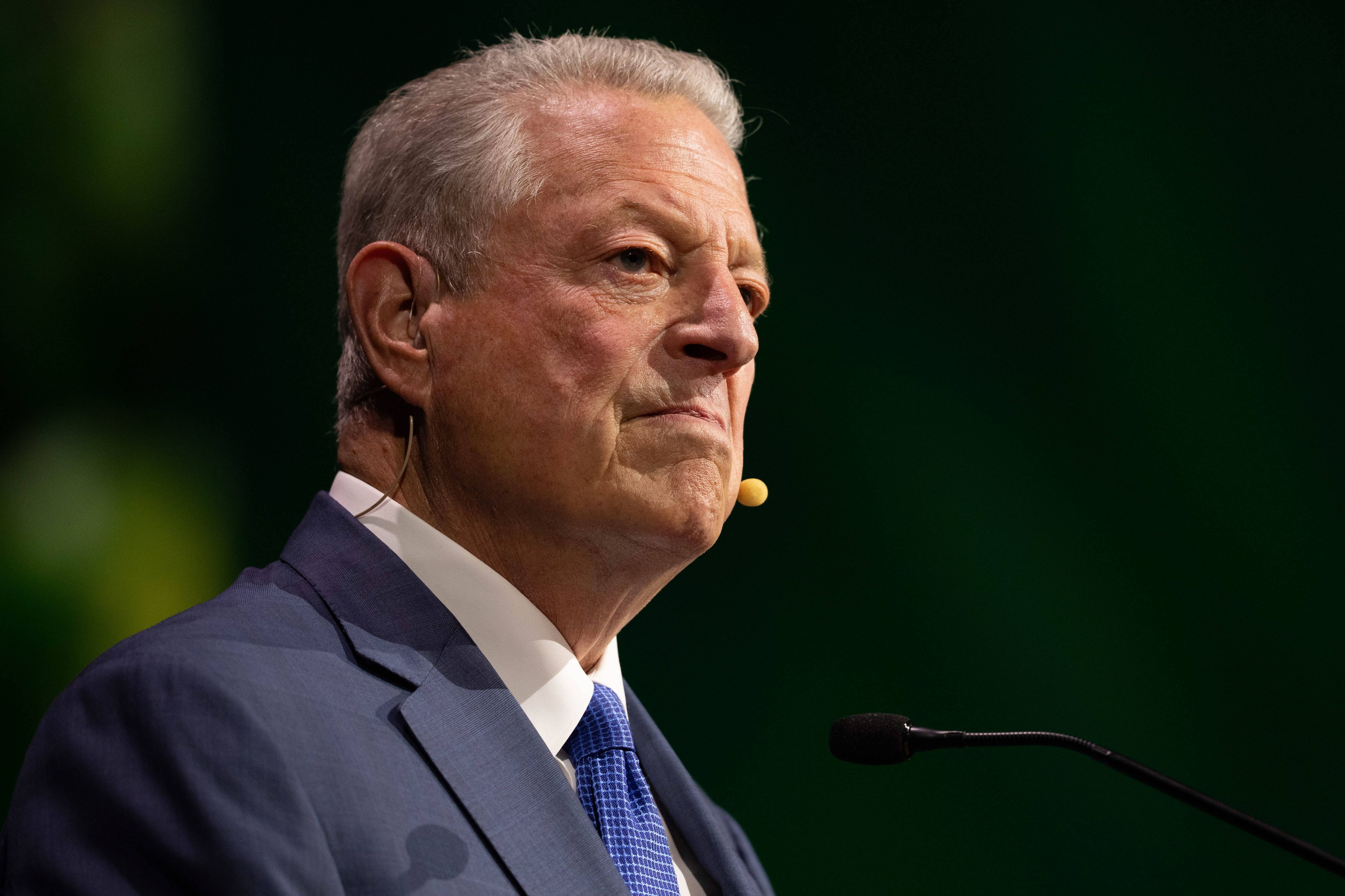 Der ehemalige Vizepräsident der Vereinigten Staaten, Al Gore, während einer Rede am 22. Mai 2026 in Vancouver.