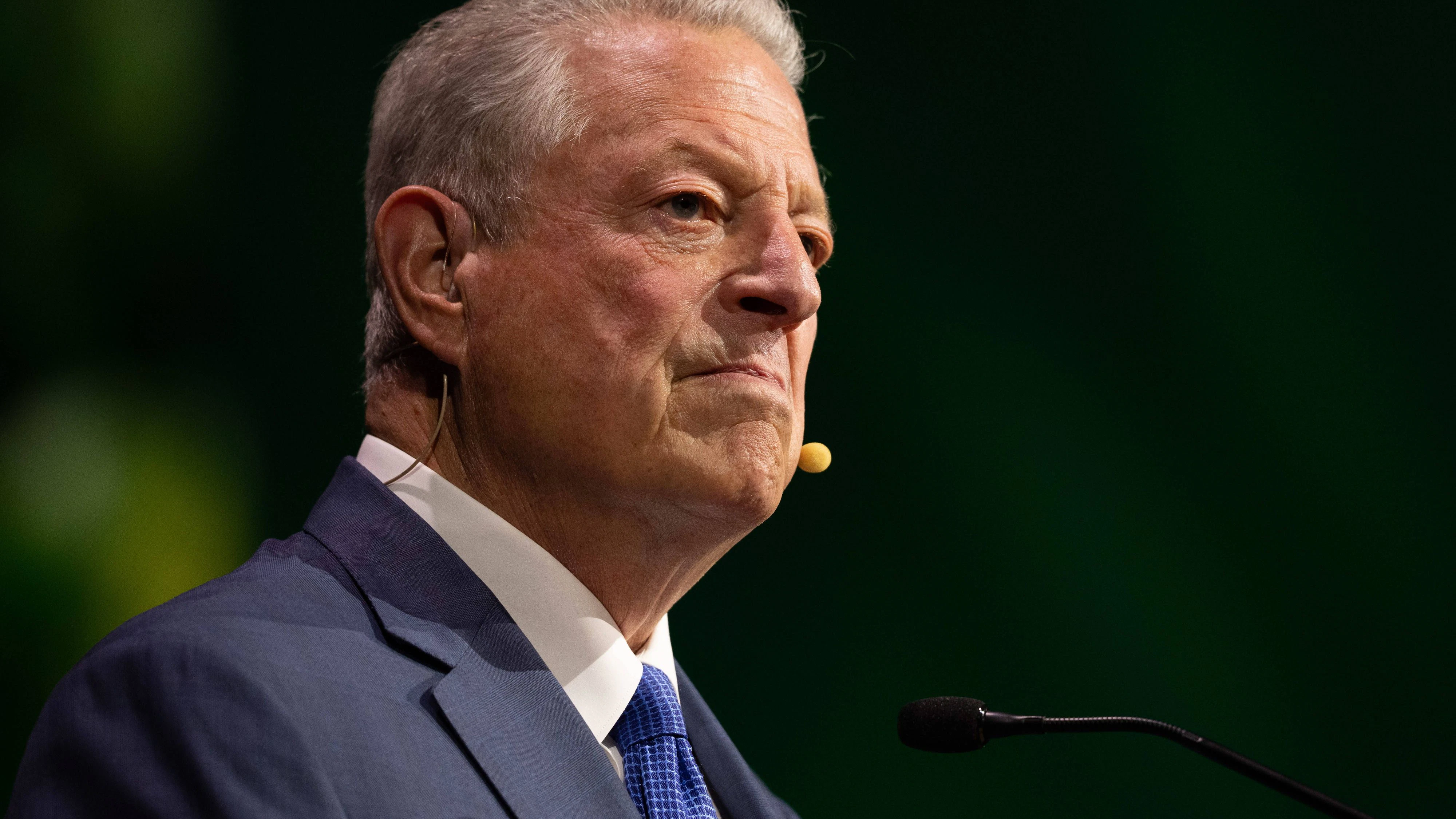 Der ehemalige Vizepräsident der Vereinigten Staaten, Al Gore, während einer Rede am 22. Mai 2026 in Vancouver.
