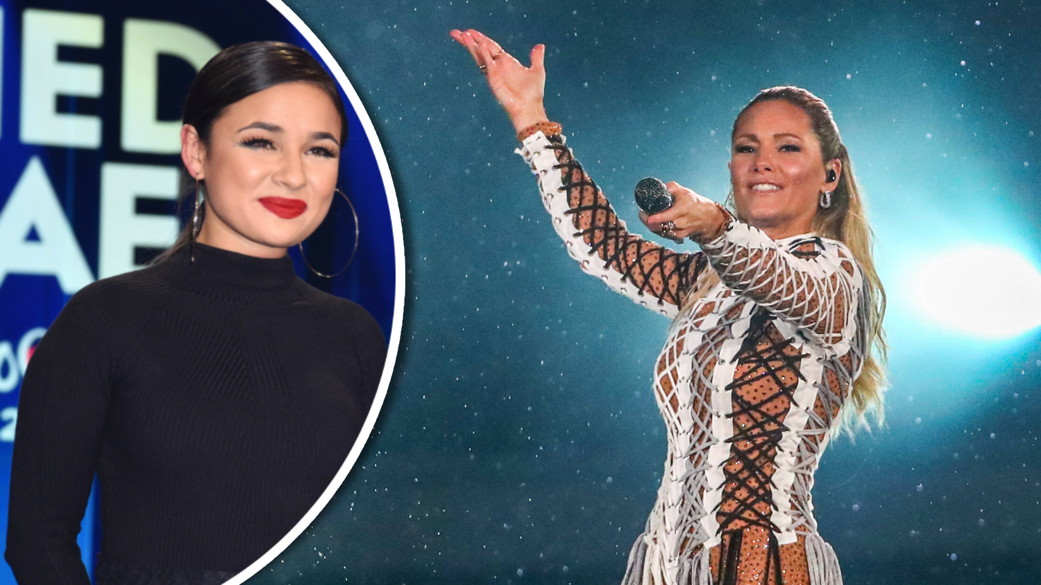 Laurita Spinelli auf Tour mit Helene Fischer.