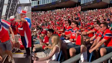 Norwegen-Fans viral mit Wikinger-Rudern bei WM