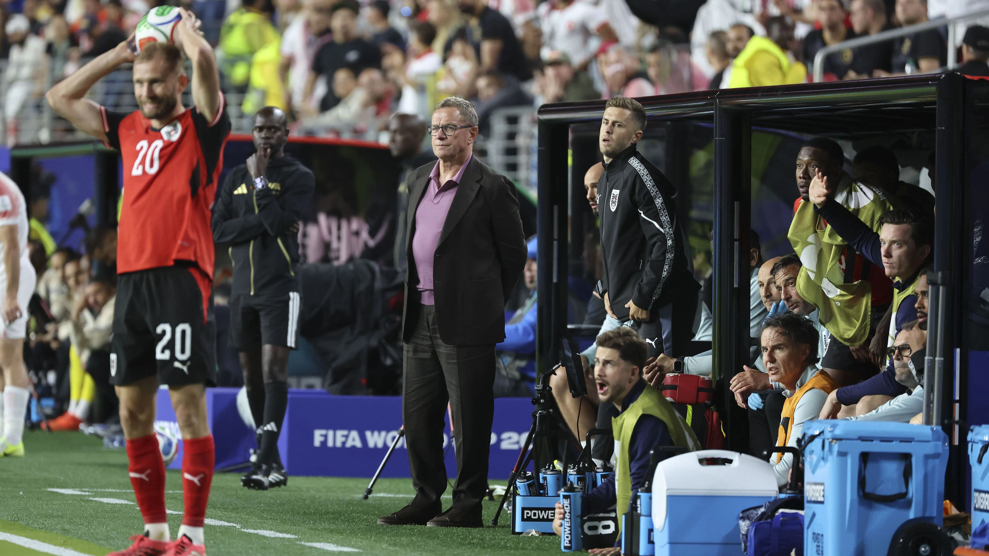 ÖFB-Teamchef Ralf Rangnick beim 3:1 gegen Jordanien