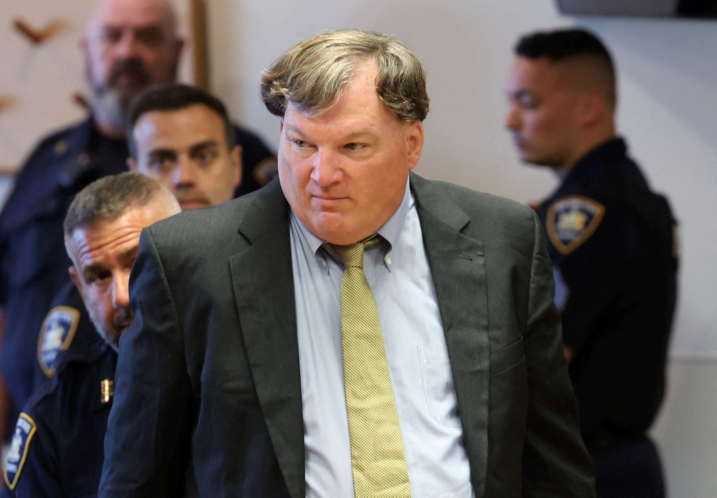 Der Killer Rex Heuermann vor Gericht in New York.