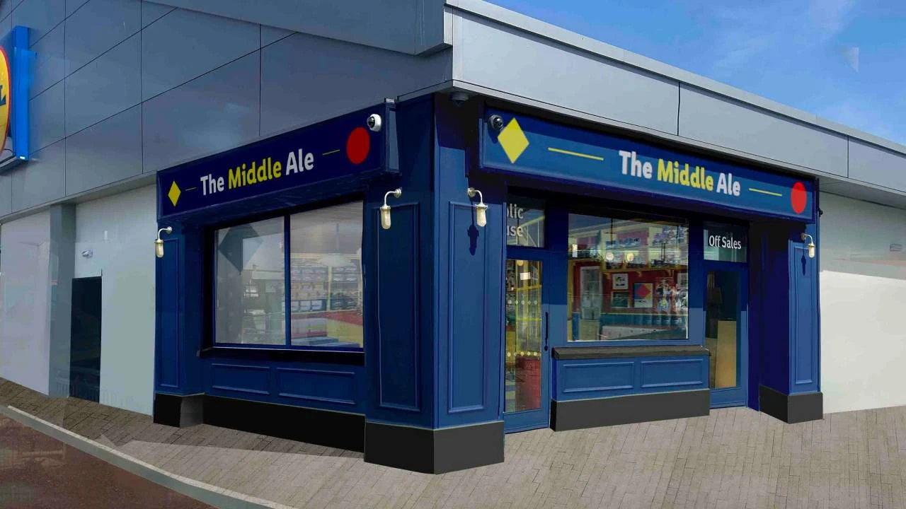 Eine computergenerierte Darstellung von "The Middle Ale"