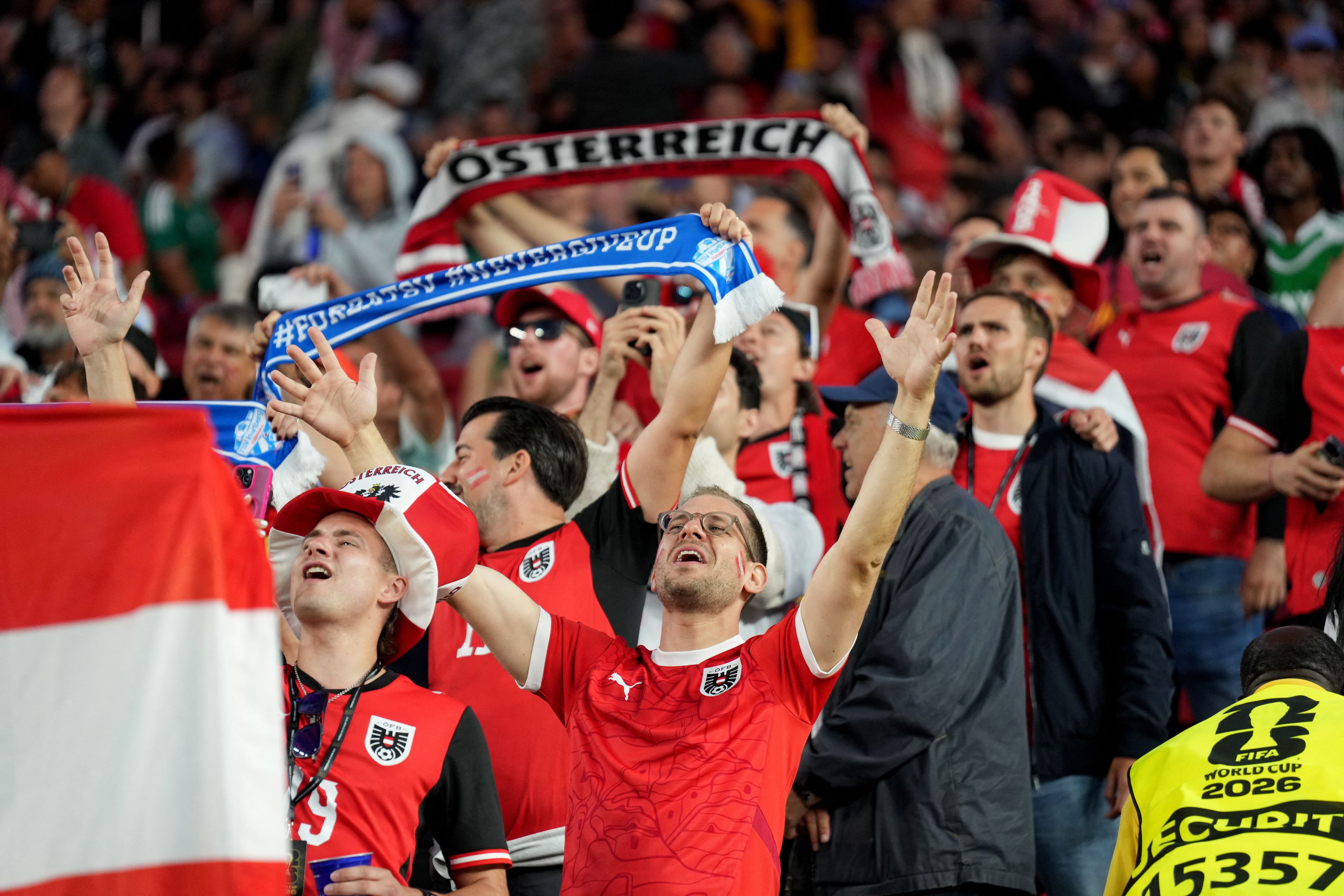 Auch vor dem Match Österreich gegen Jordanien ertönte 