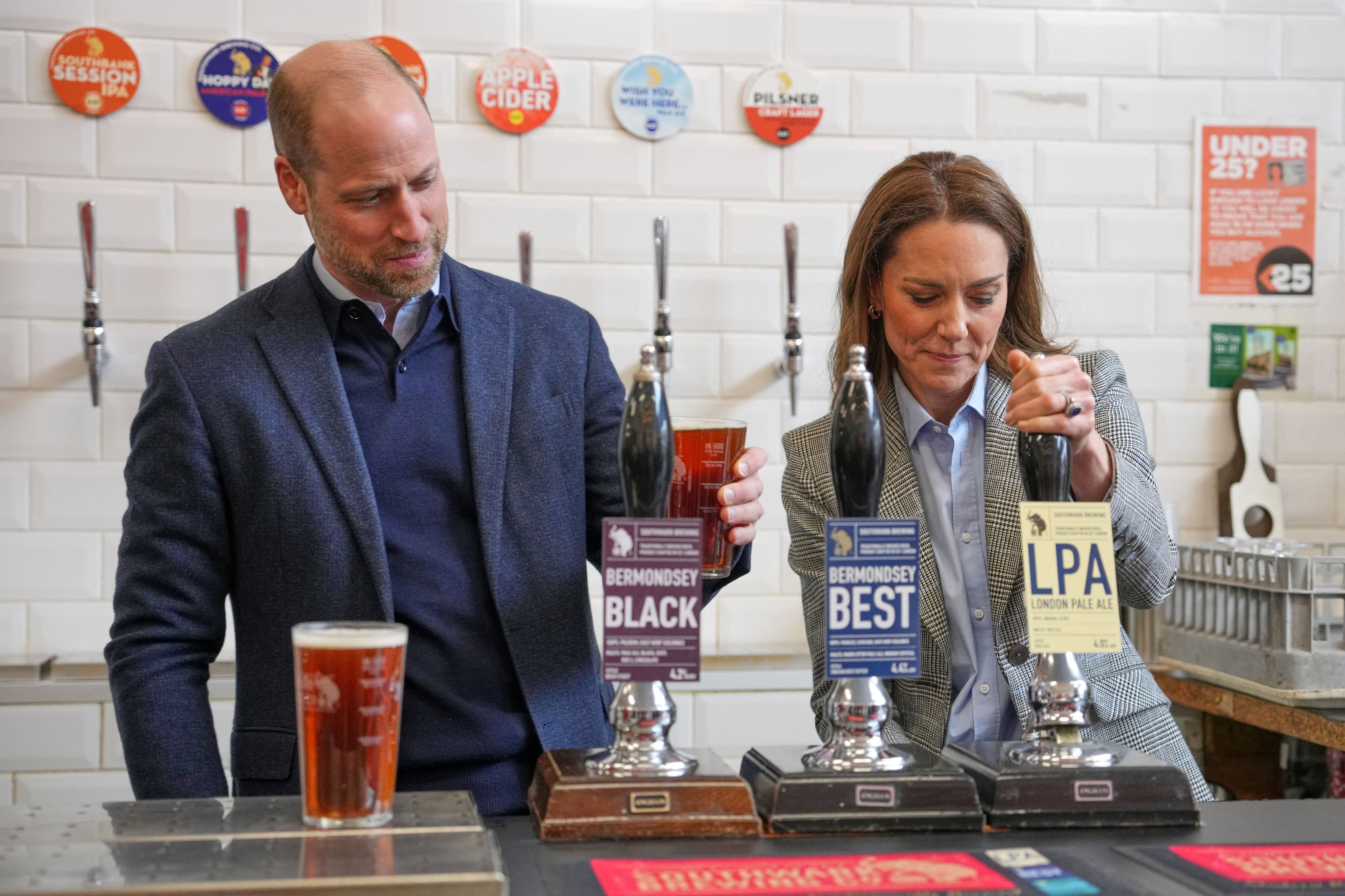 Prinz William hat ein Herz für Bier und Pubs.