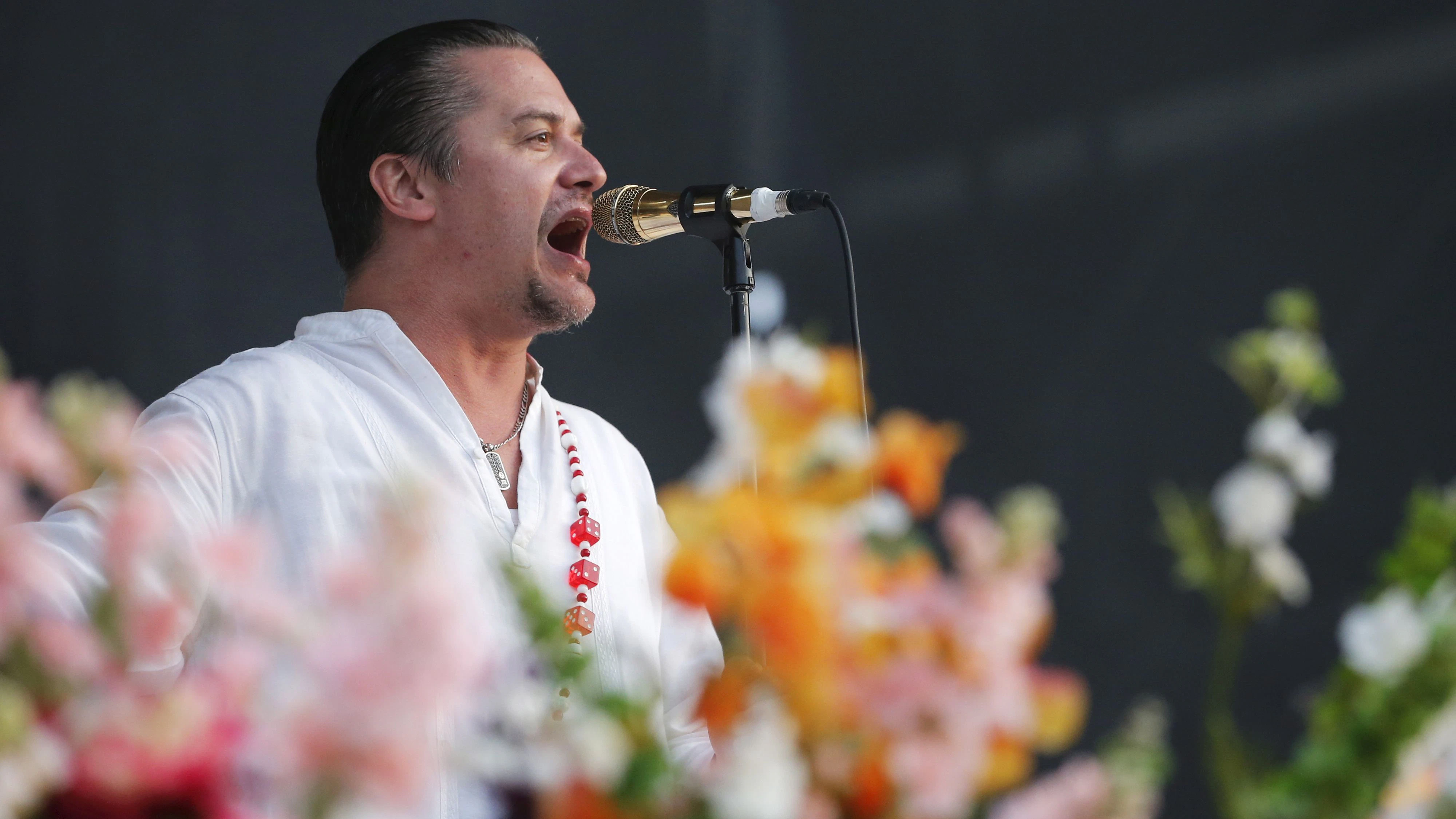 Mike Patton of "Faith No More" performs during the Hellfest music Festival in Clisson, France, June 20, 2015. REUTERS/Stephane Mahe