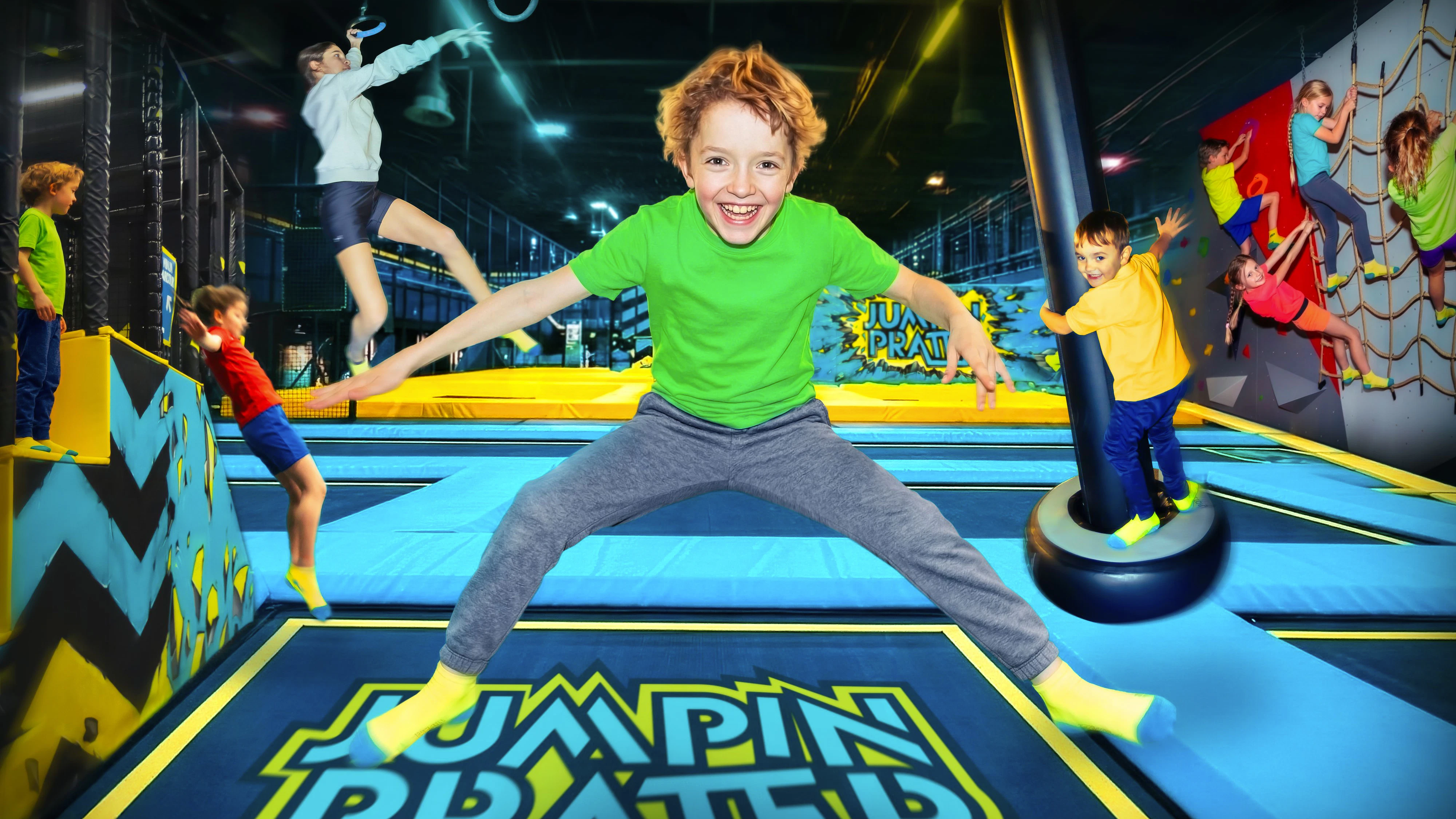 Jumpin Prater steht für Freude und Abenteuer. Der Trampolin- und Actionpark ist im Herzen des Wiener Praters zu finden und perfekt öffentlich erreichbar.