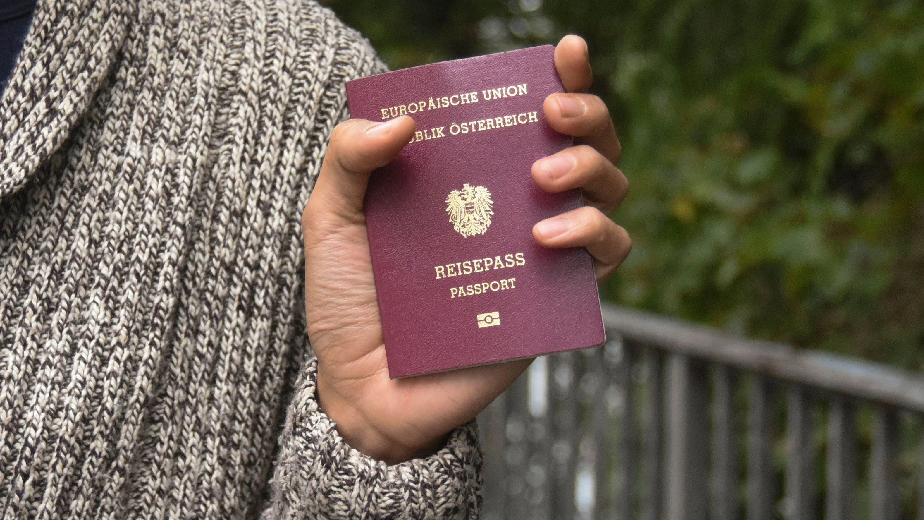 passport of the republic of austria, identification in the european union