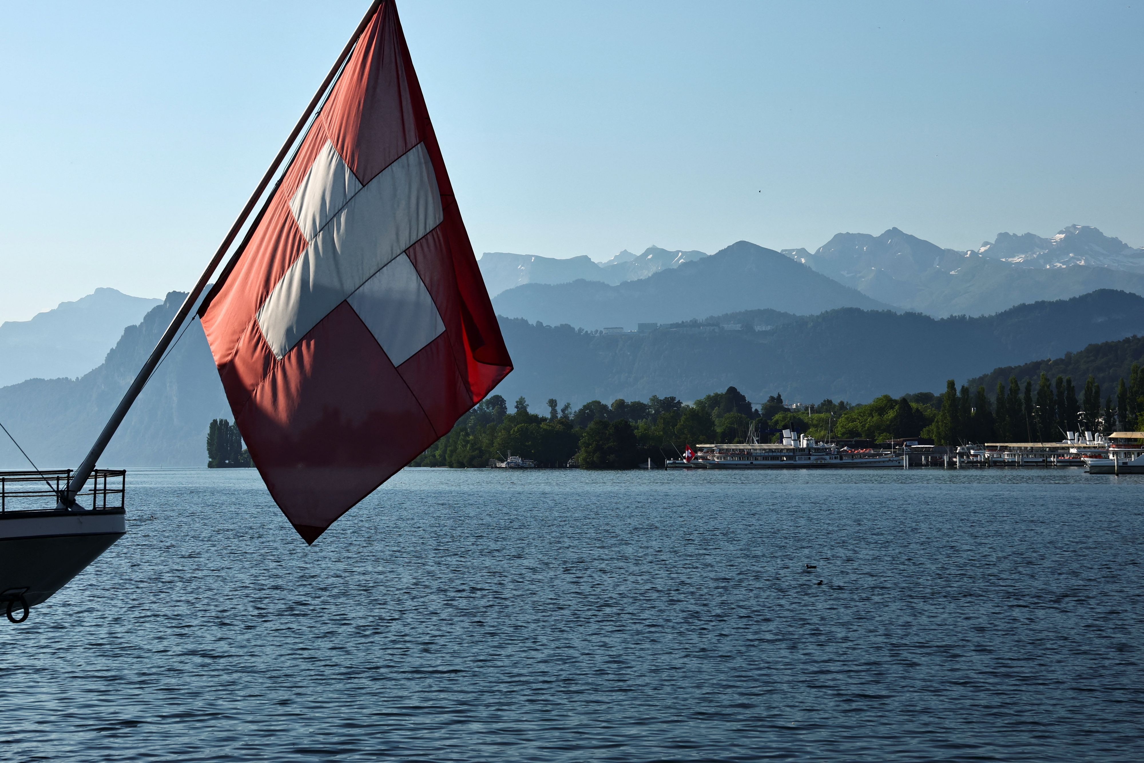 Der Bürgenstock in der Schweiz war als neutraler Verhandlungsort für die heiklen Gespräche ausgewählt worden.
