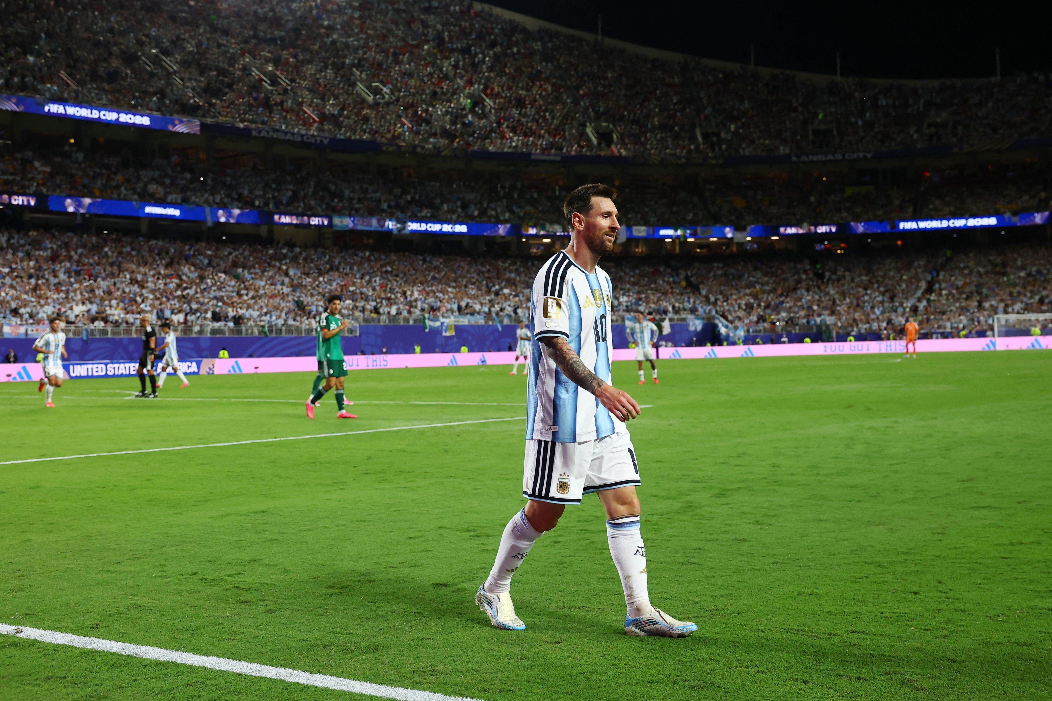 Fußball-Gigant Lionel Messi. 
