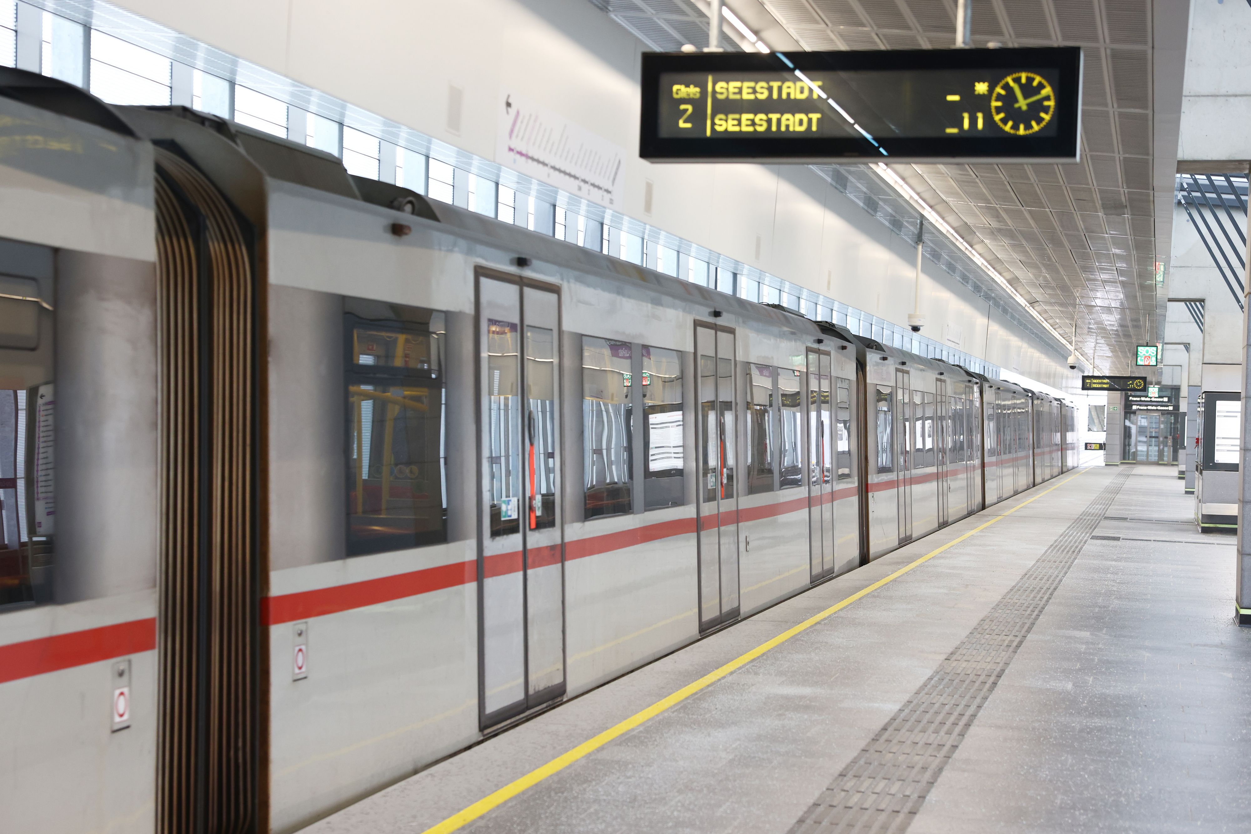 In einer U2-Station kam es zur Gewalt-Attacke.