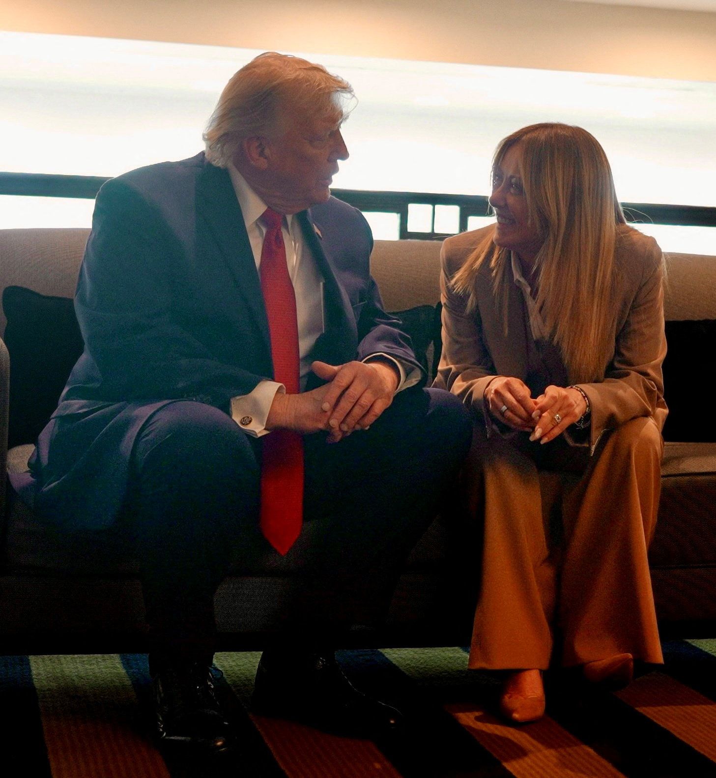 Meloni zeigte sich völlig verständnislos über das Verhalten von Trump.