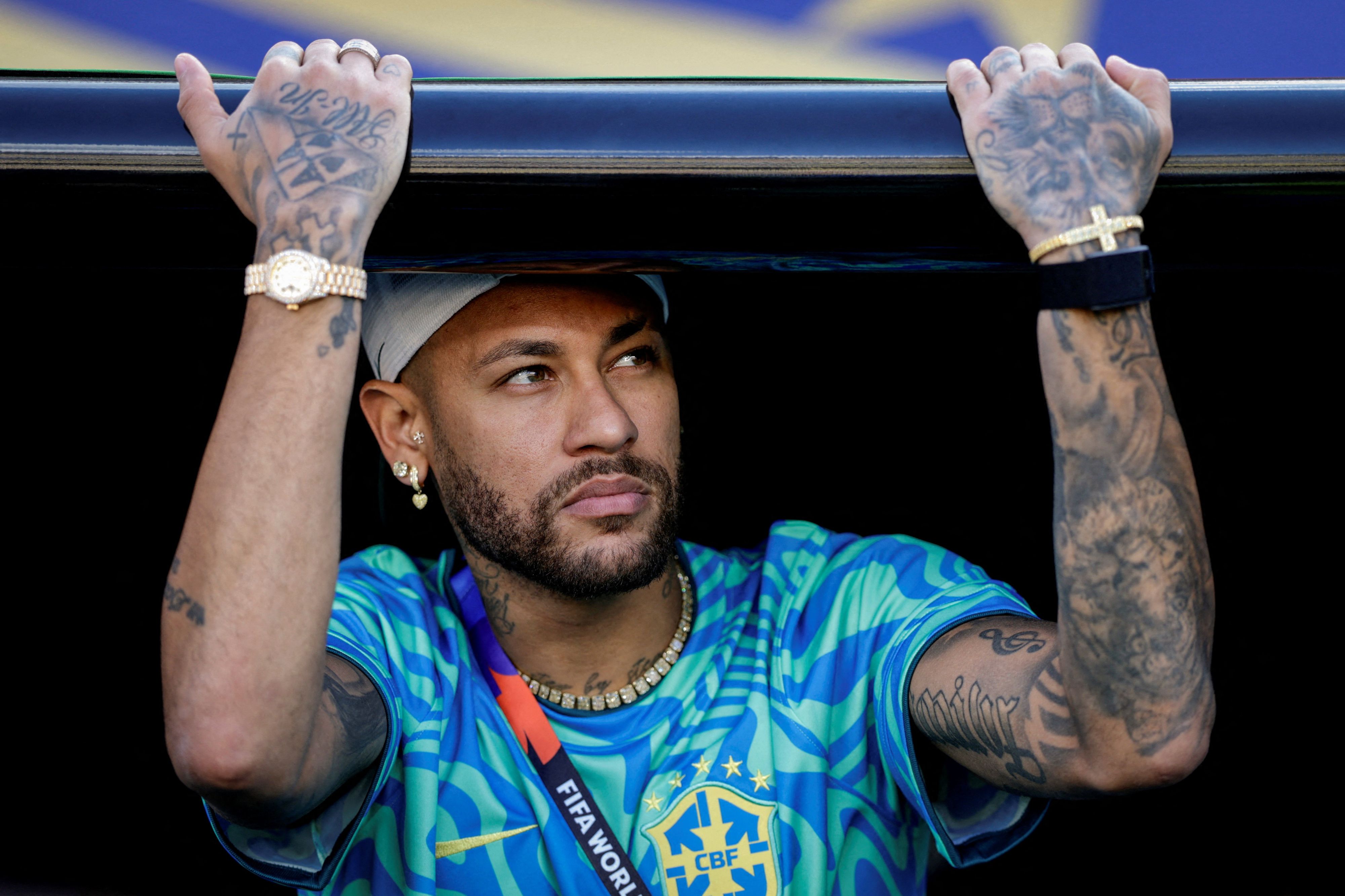 Brasiliens Fußball-Star Neymar. 