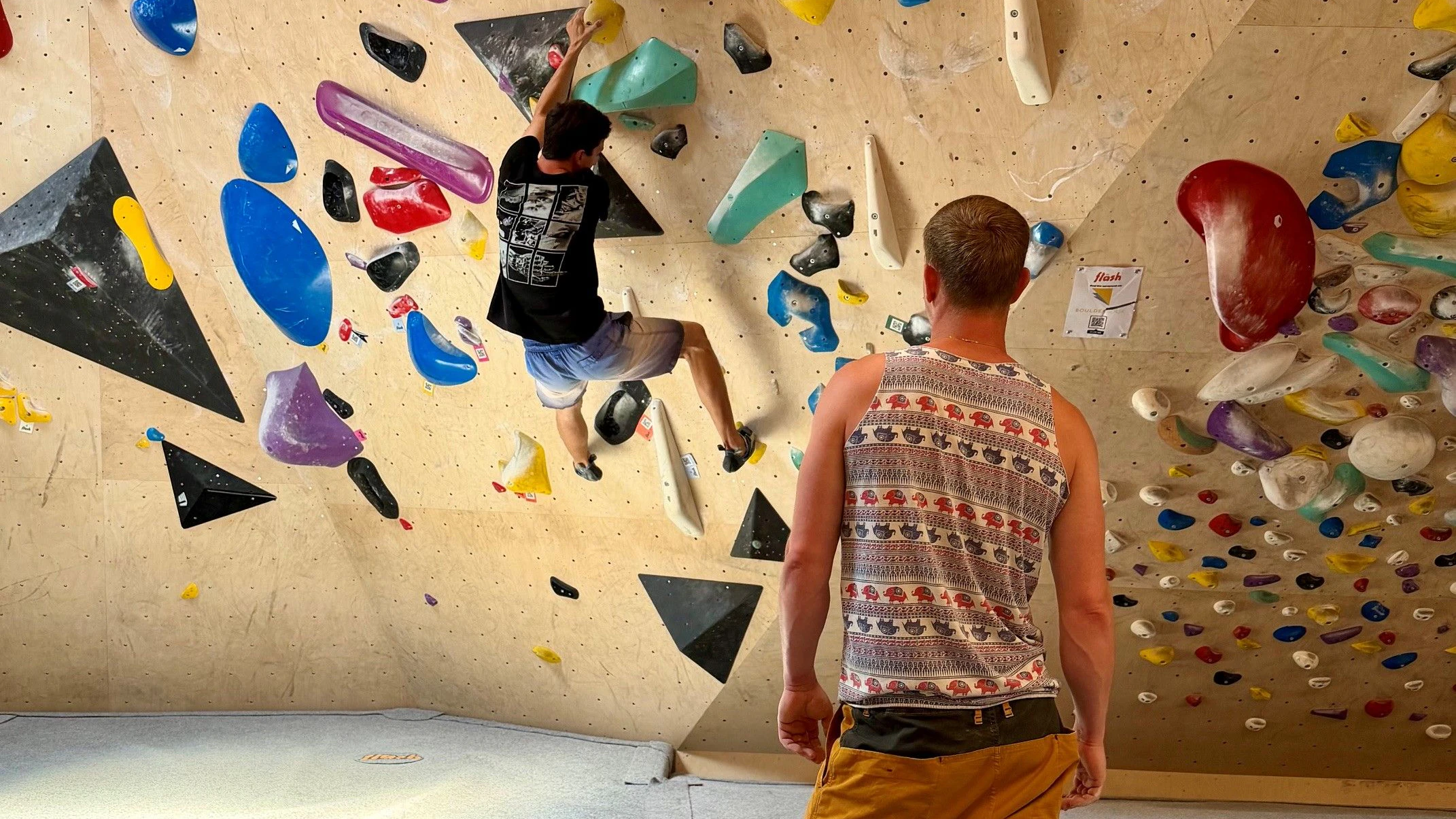 Die Boulderhalle "das flash" gilt als Vorzeigeprojekt der Grätzlinitiative.
