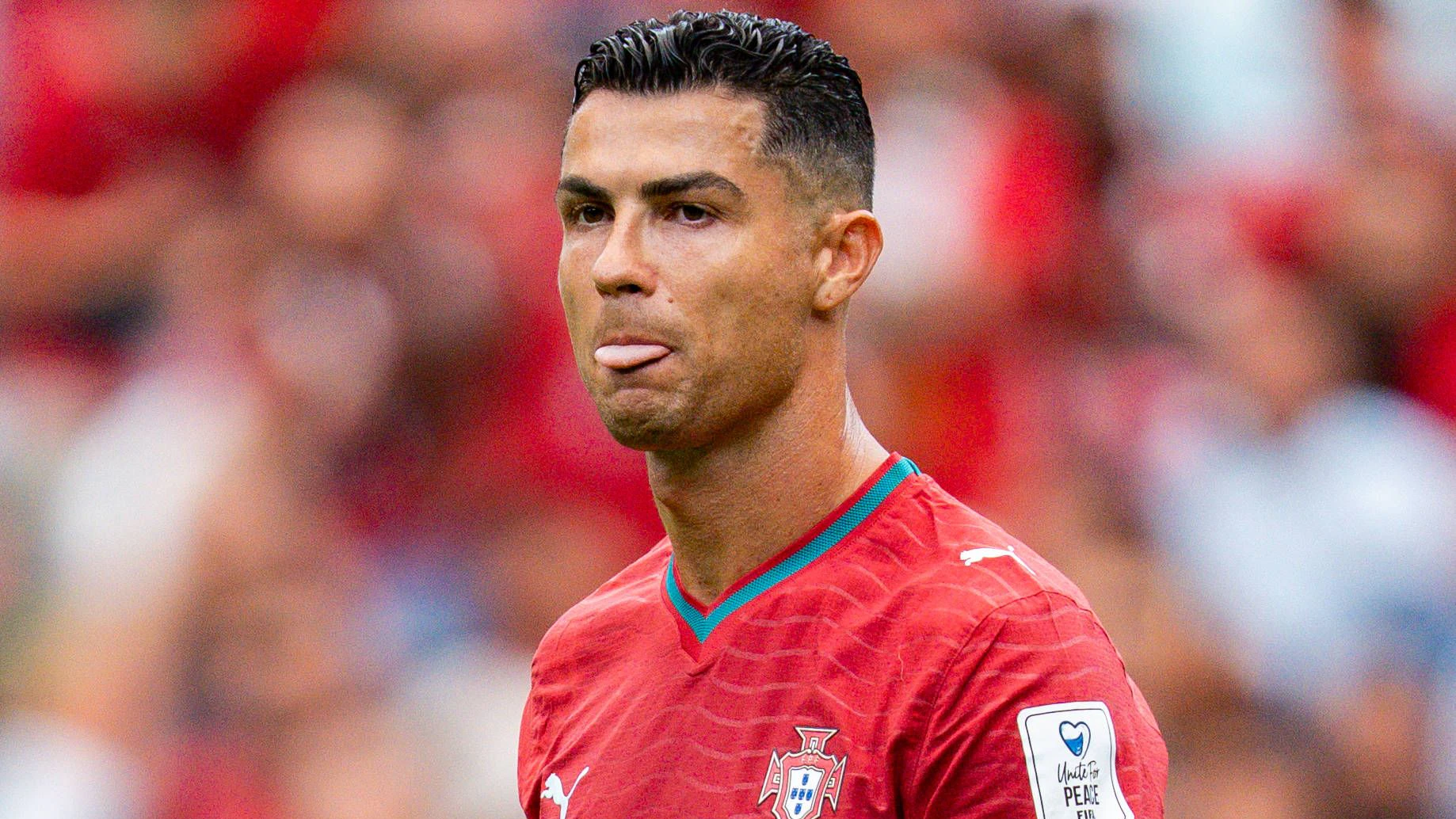 FIFA Fussball Weltmeisterschaft 2026, Gruppe K, Spiel 1, Portugal vs. DR Kongo, 17.06.2026 im NRG Stadium in Houton, Texas Cristiano Ronaldo *** 2026 FIFA World Cup, Group K, Match 1, Portugal vs. DR Congo, June 17, 2026, at NRG Stadium in Houston, Texas Cristiano Ronaldo,detected_source_language Copyright: xBahhoxKarax