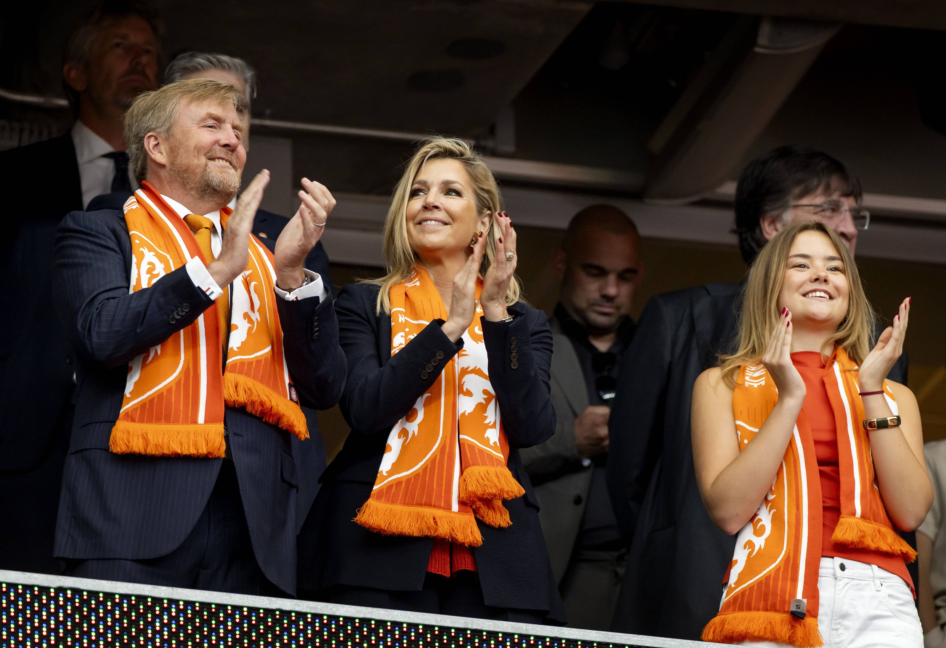 Bei der WM ist auch die Königsfamilie der Niederlande anwesend.