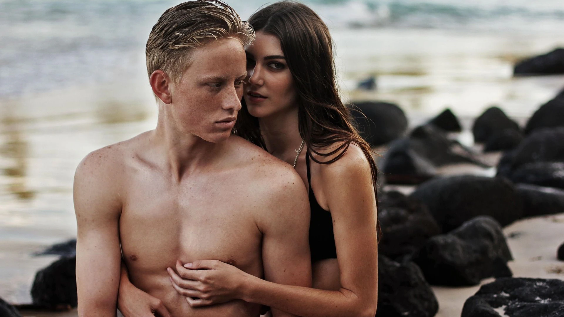 Strand Paar