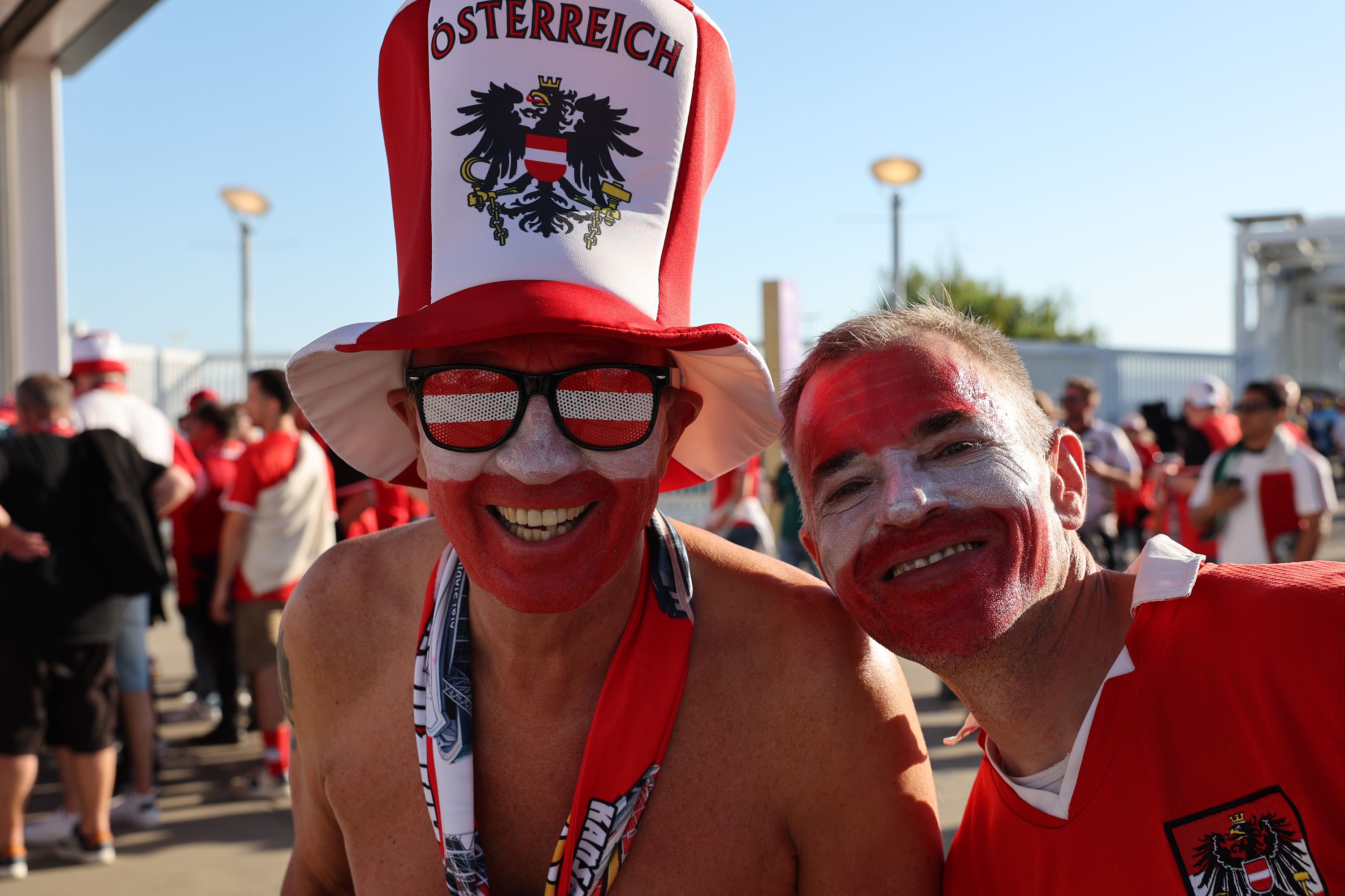 Österreich-Fans in den USA
