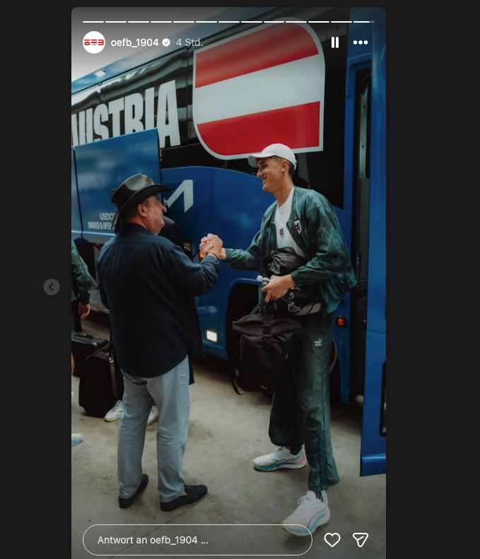 ÖFB-Boss Josef Pröll als Cowboy, Florian Wiegele mit Kapperl.