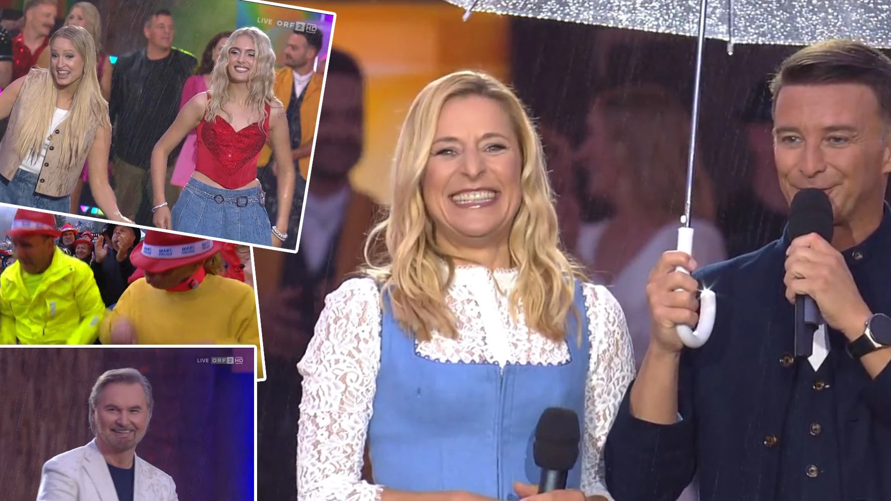 Stefanie Hertel und Marco Ventre versuchten für Stimmung zu sorgen.