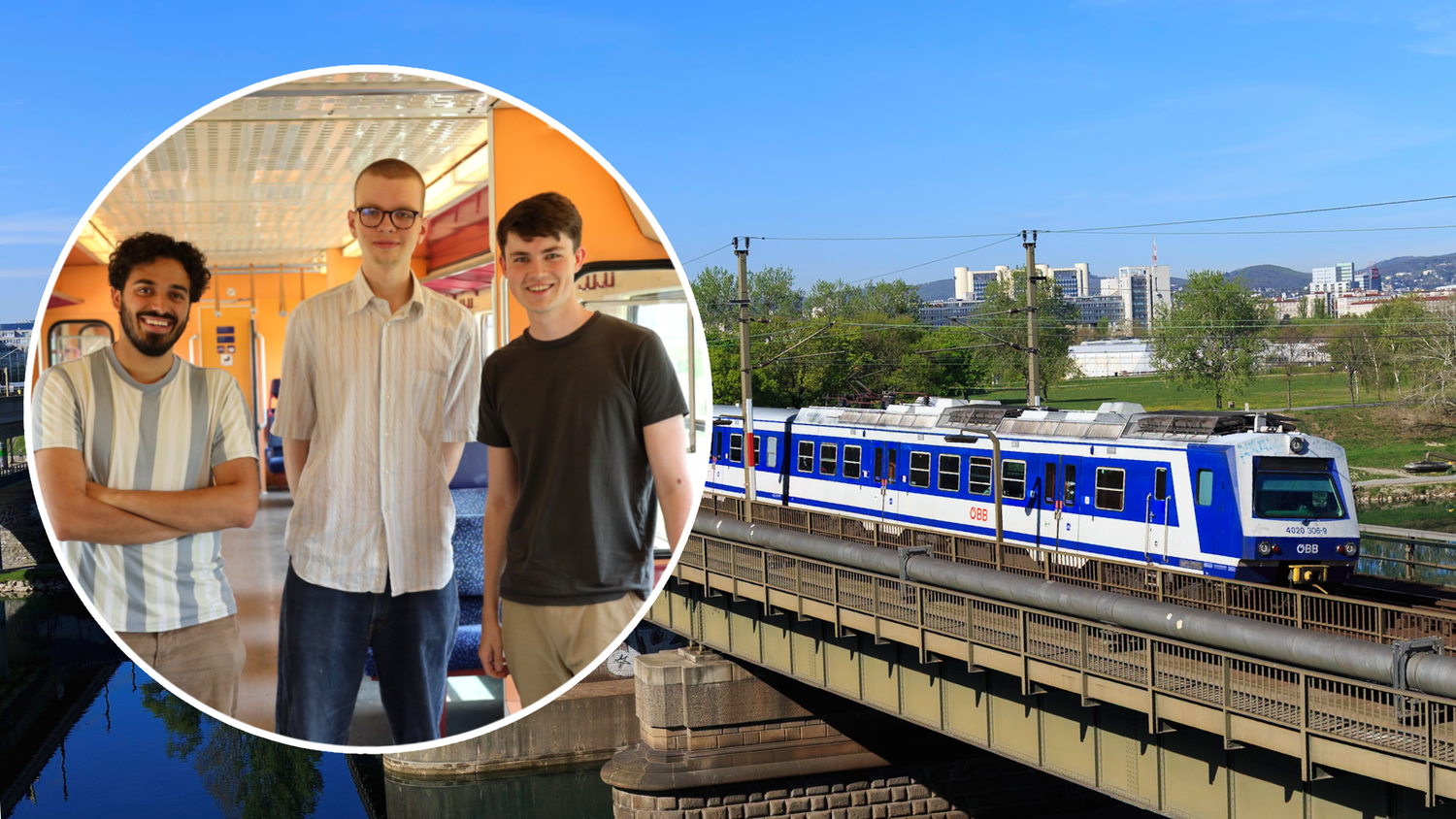 Philip, Firmian und Johannes wollen den 4020er retten.