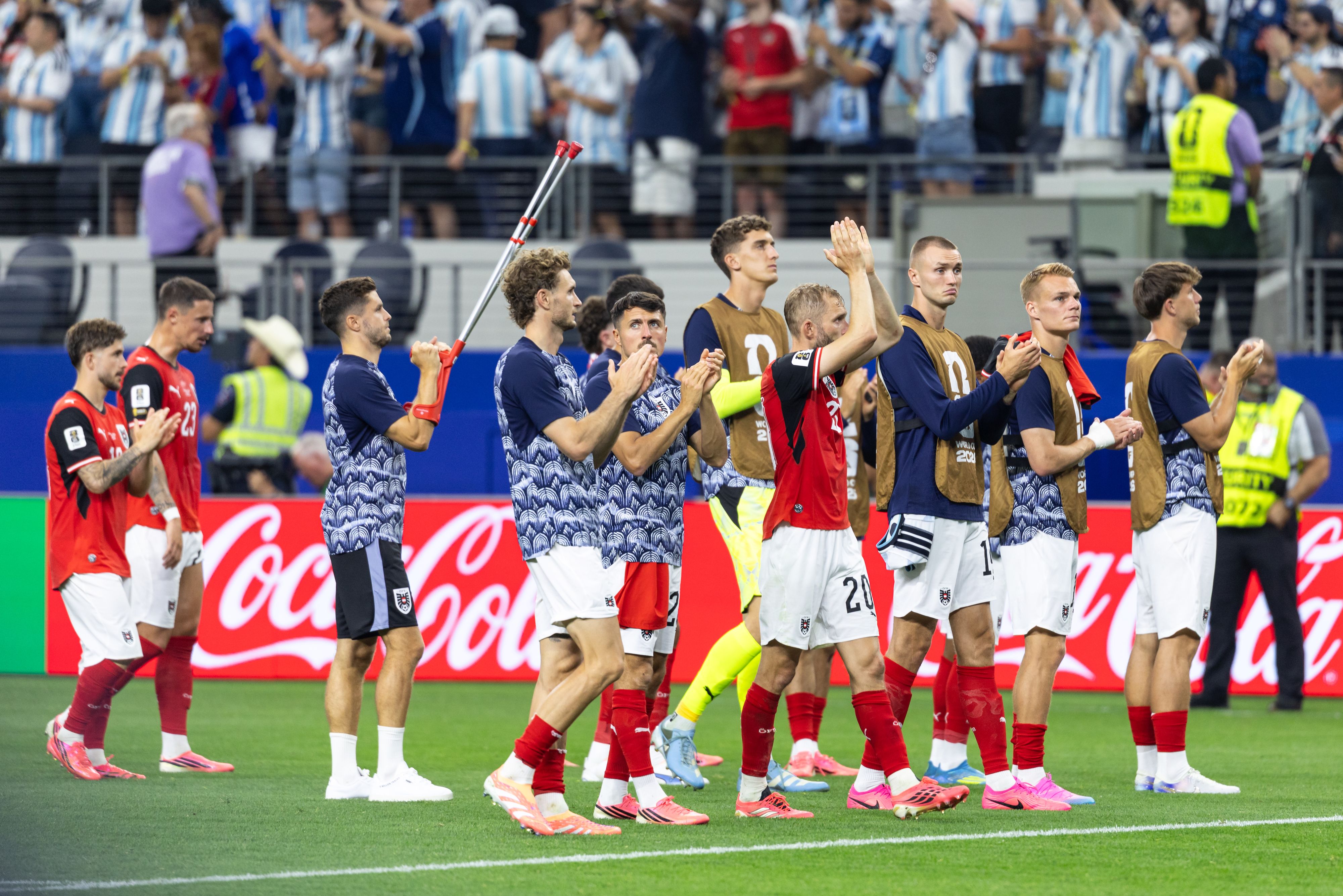 Das Team von Österreich. 