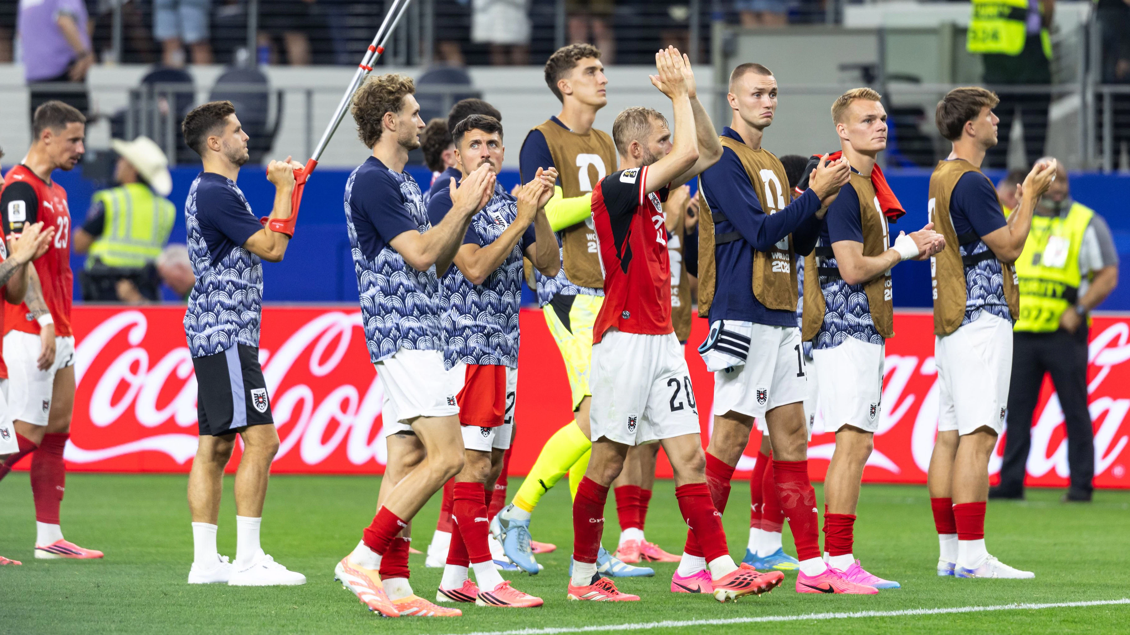 Das Team von Österreich. 