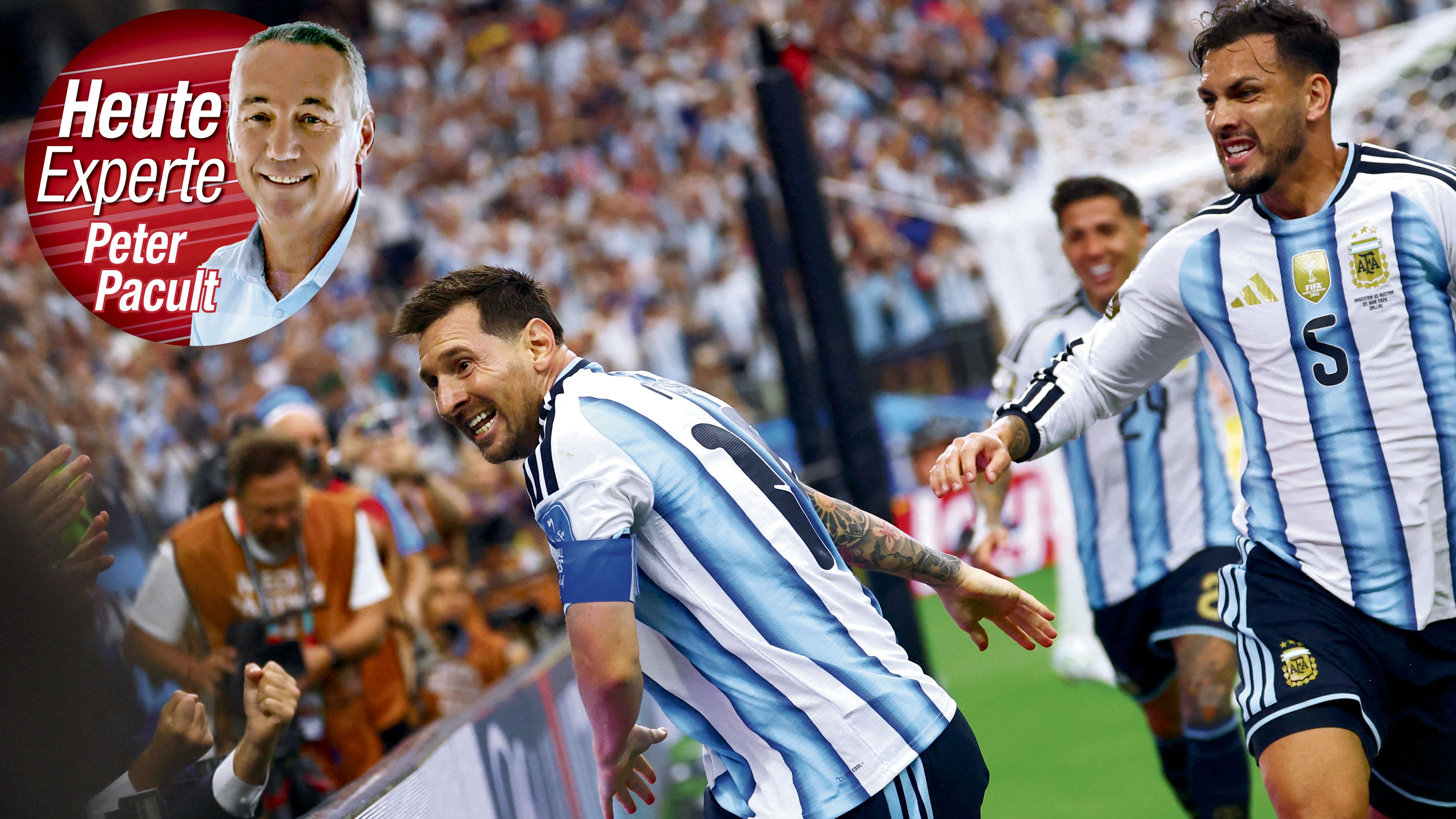 Lionel Messi führte Argentinien zum 2:0-Sieg gegen Österreich.