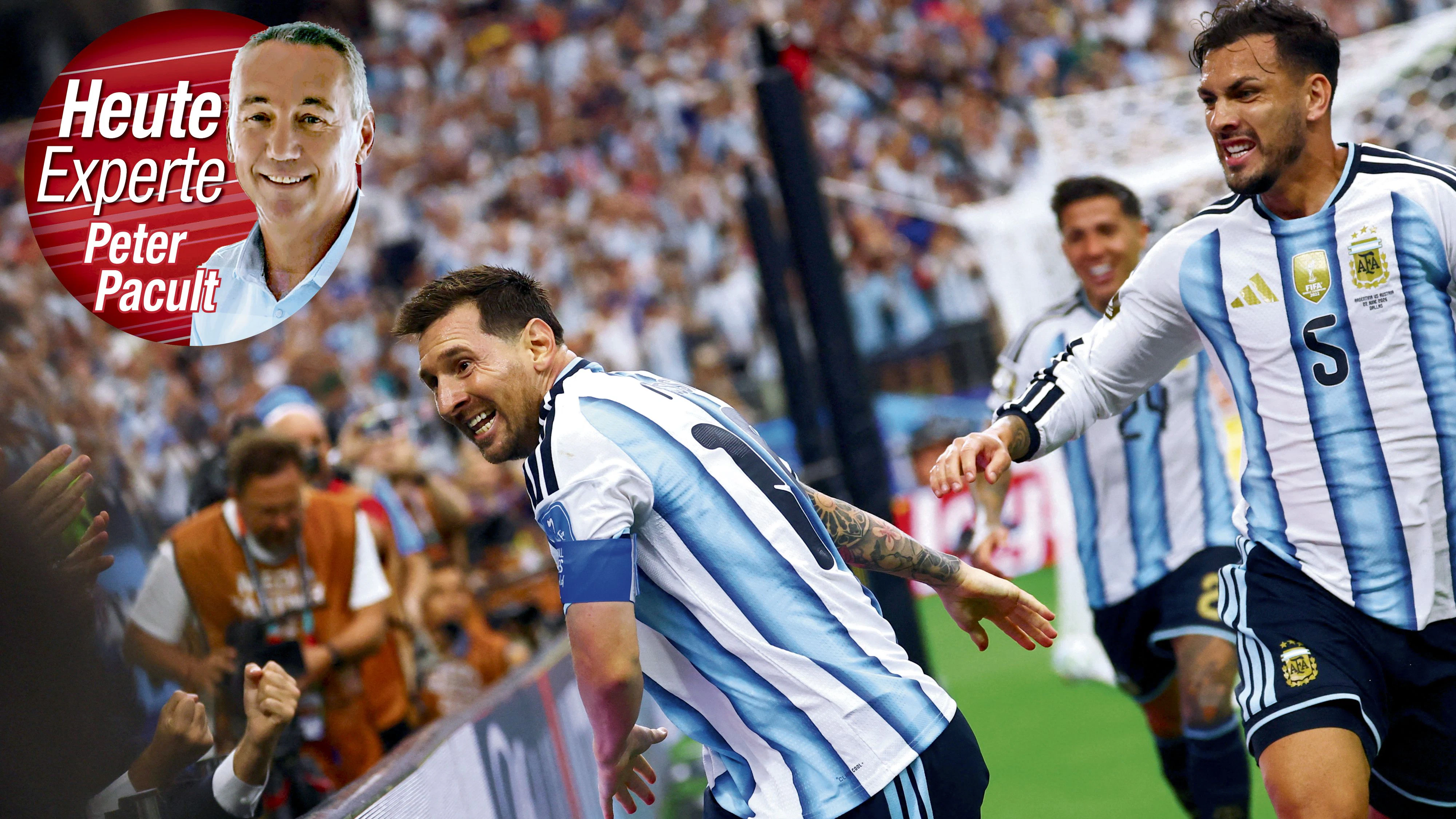 Lionel Messi führte Argentinien zum 2:0-Sieg gegen Österreich.