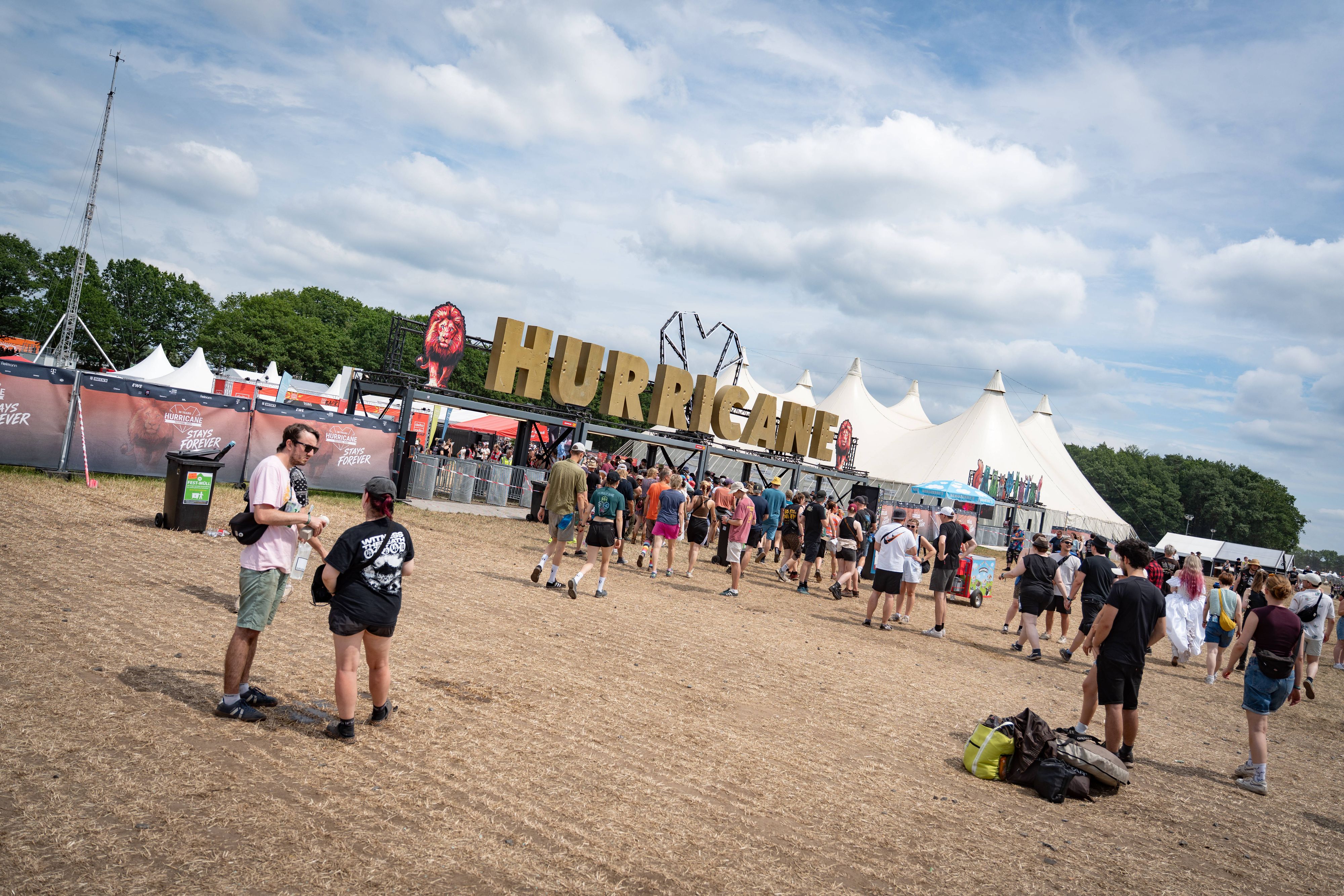 Die Tragödie ereignete sich am Hurricane-Festival.