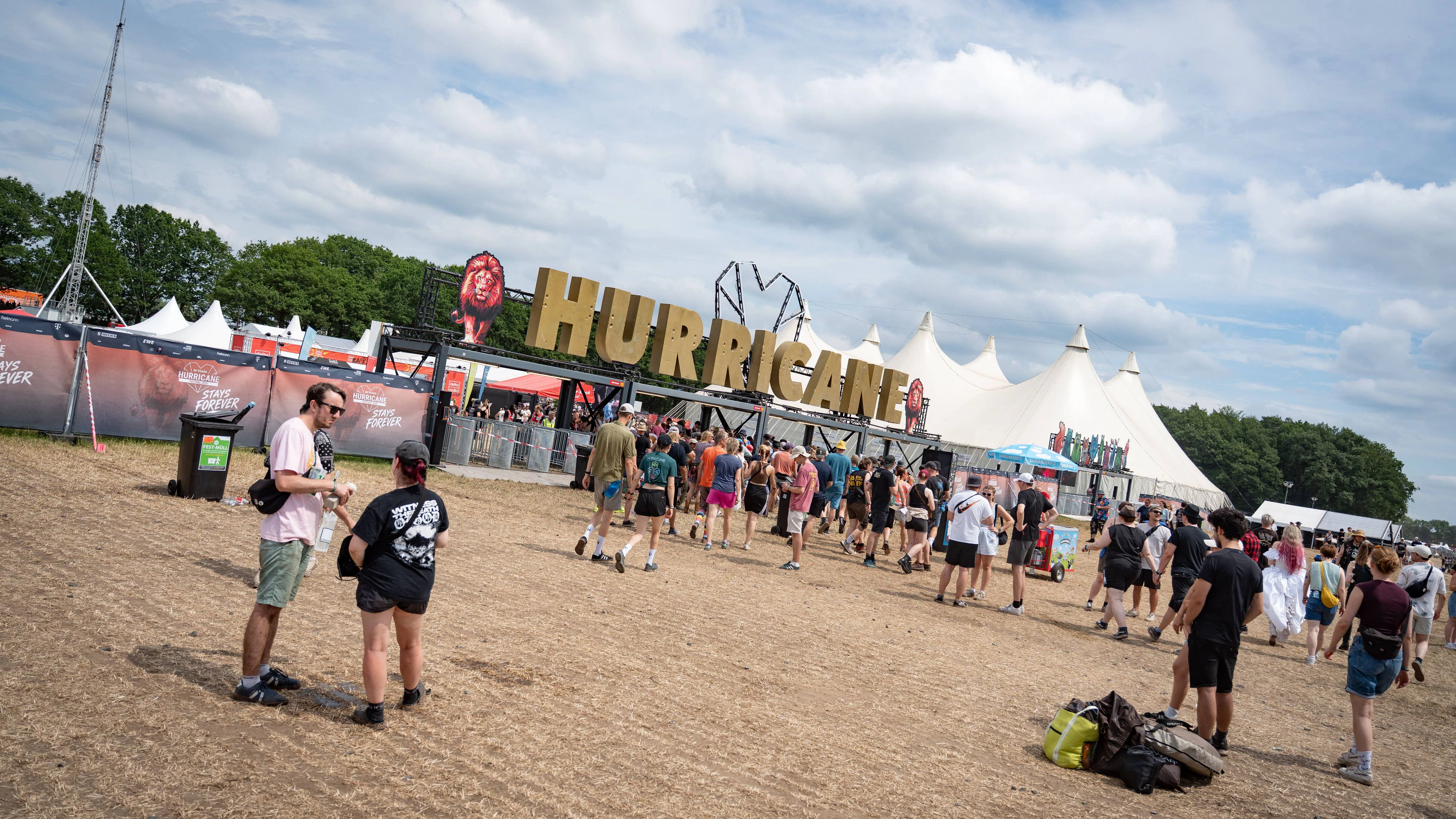 Die Tragödie ereignete sich am Hurricane-Festival.