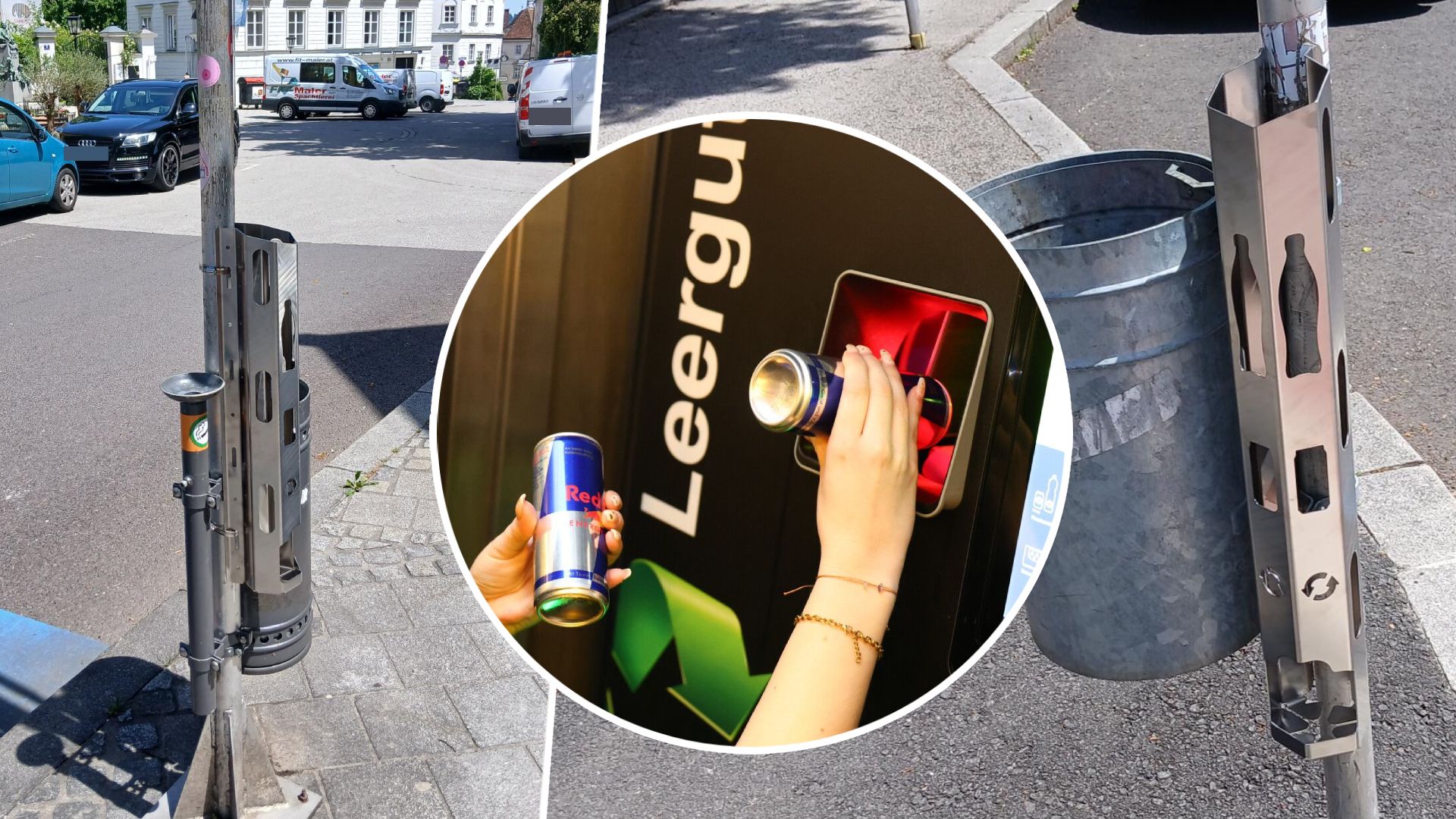 Heute.at - Wühlen im Müll: Das macht Stadt nun mit Pfandflaschen