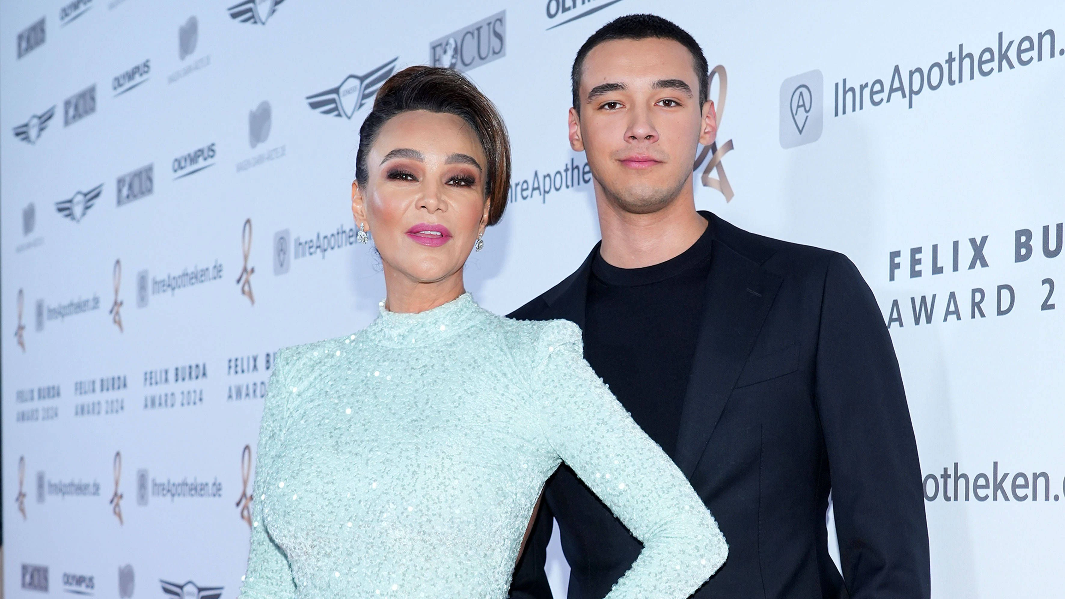 Verona Pooth und ihr Sohn Diego.