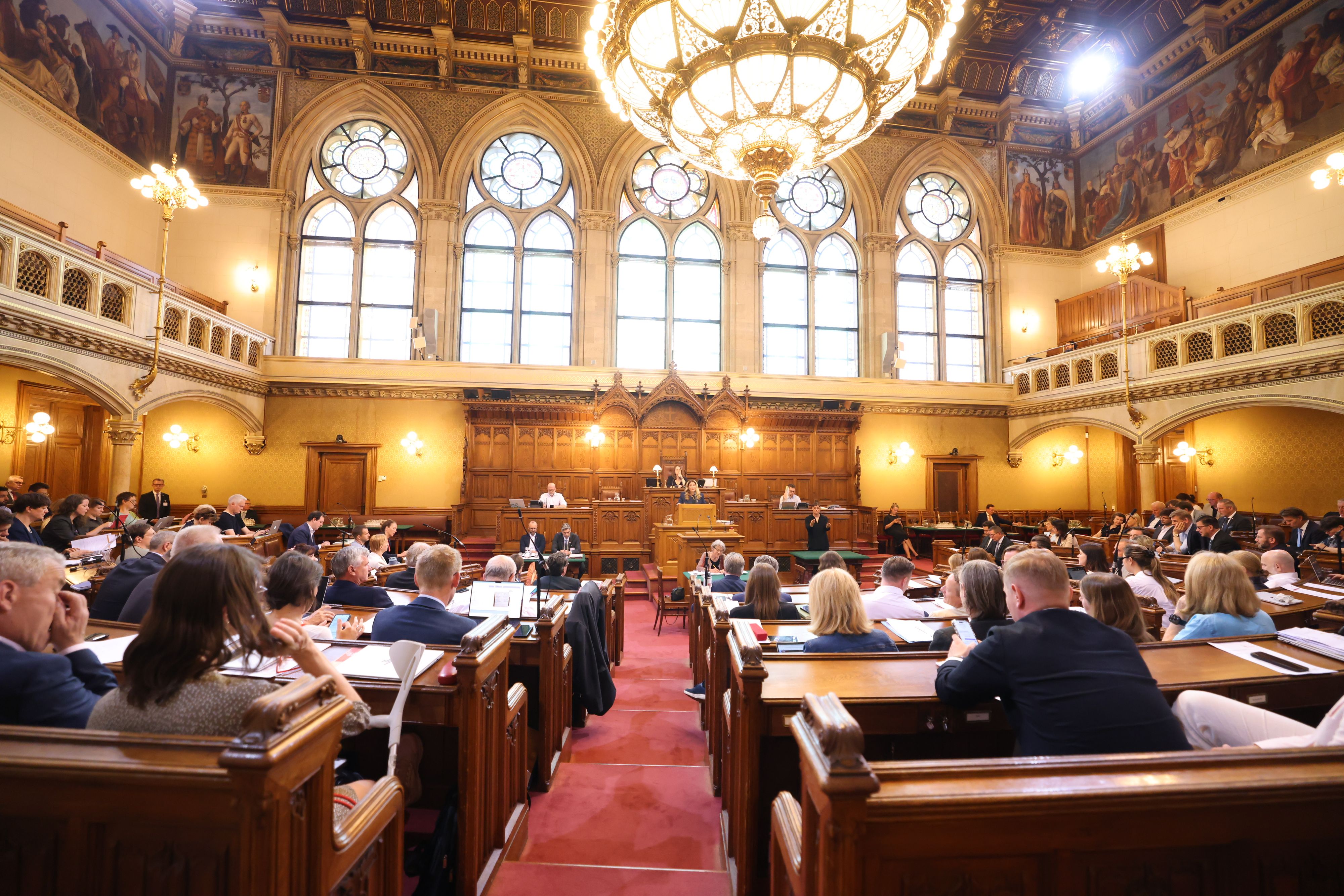 Im Wiener Rathaus wurde am Montag hitzig über das Wiener Budget diskutiert.