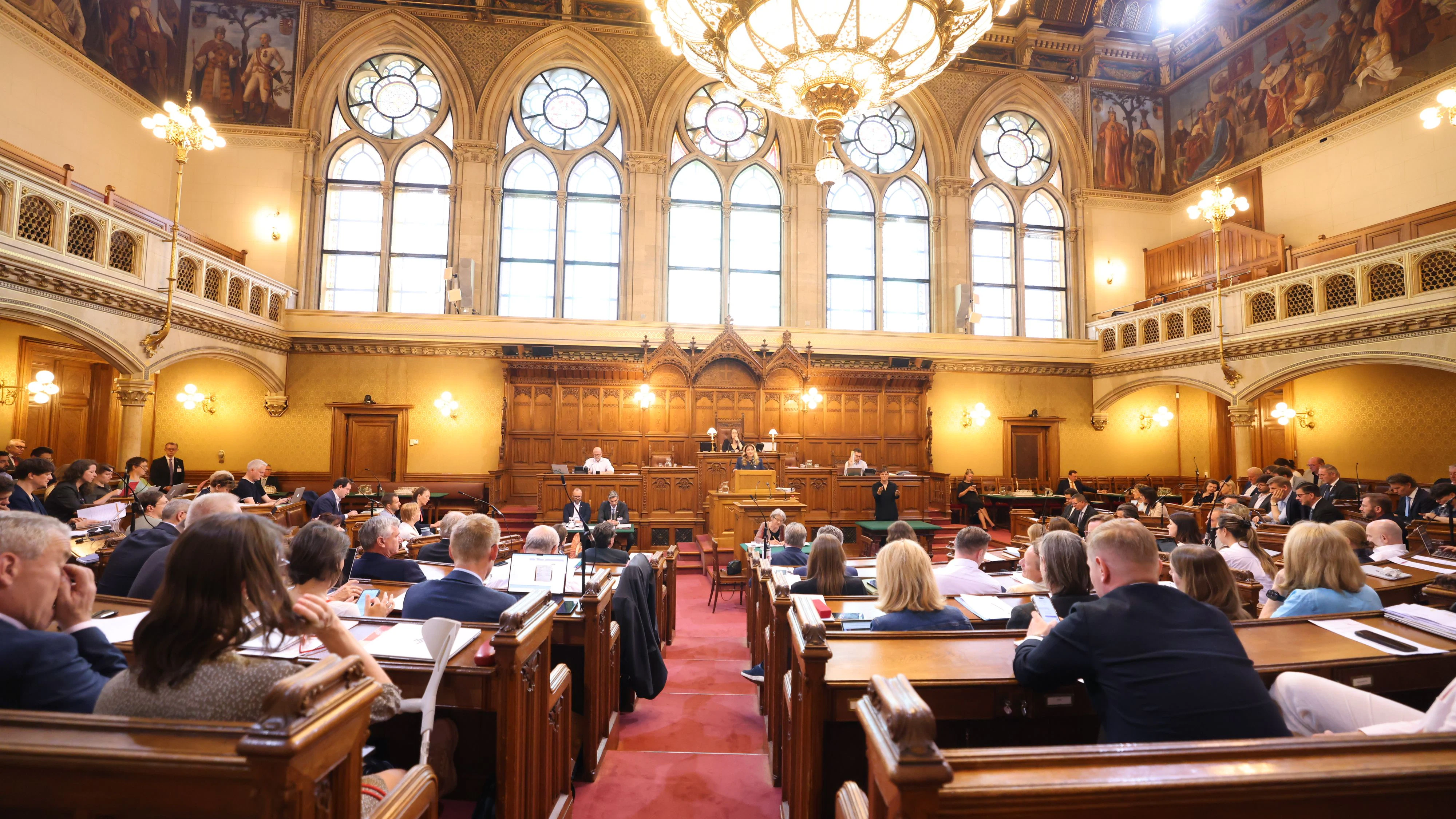 Im Wiener Rathaus wurde am Montag hitzig über das Wiener Budget diskutiert.