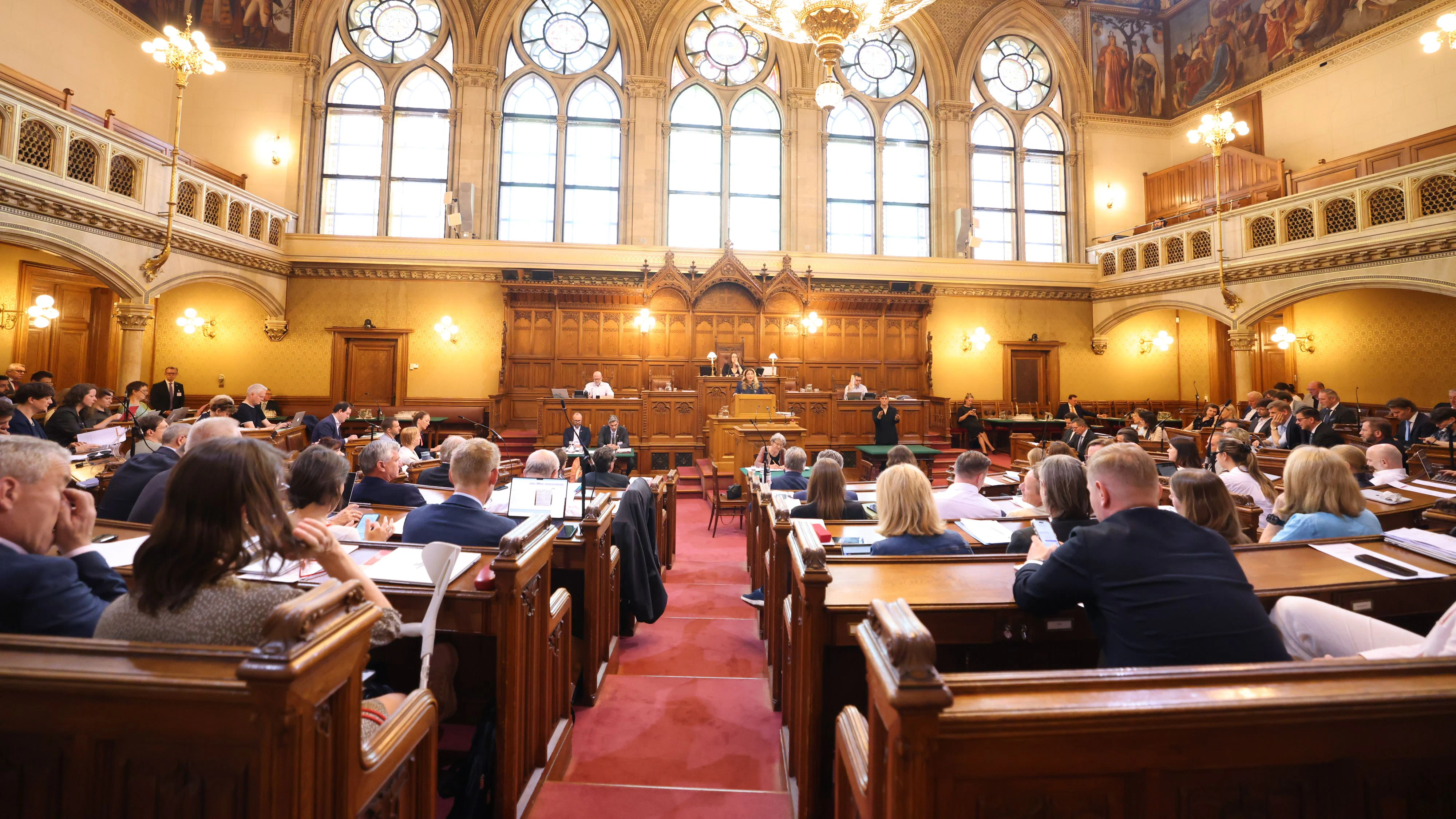 Im Wiener Rathaus wurde am Montag hitzig über das Wiener Budget diskutiert.